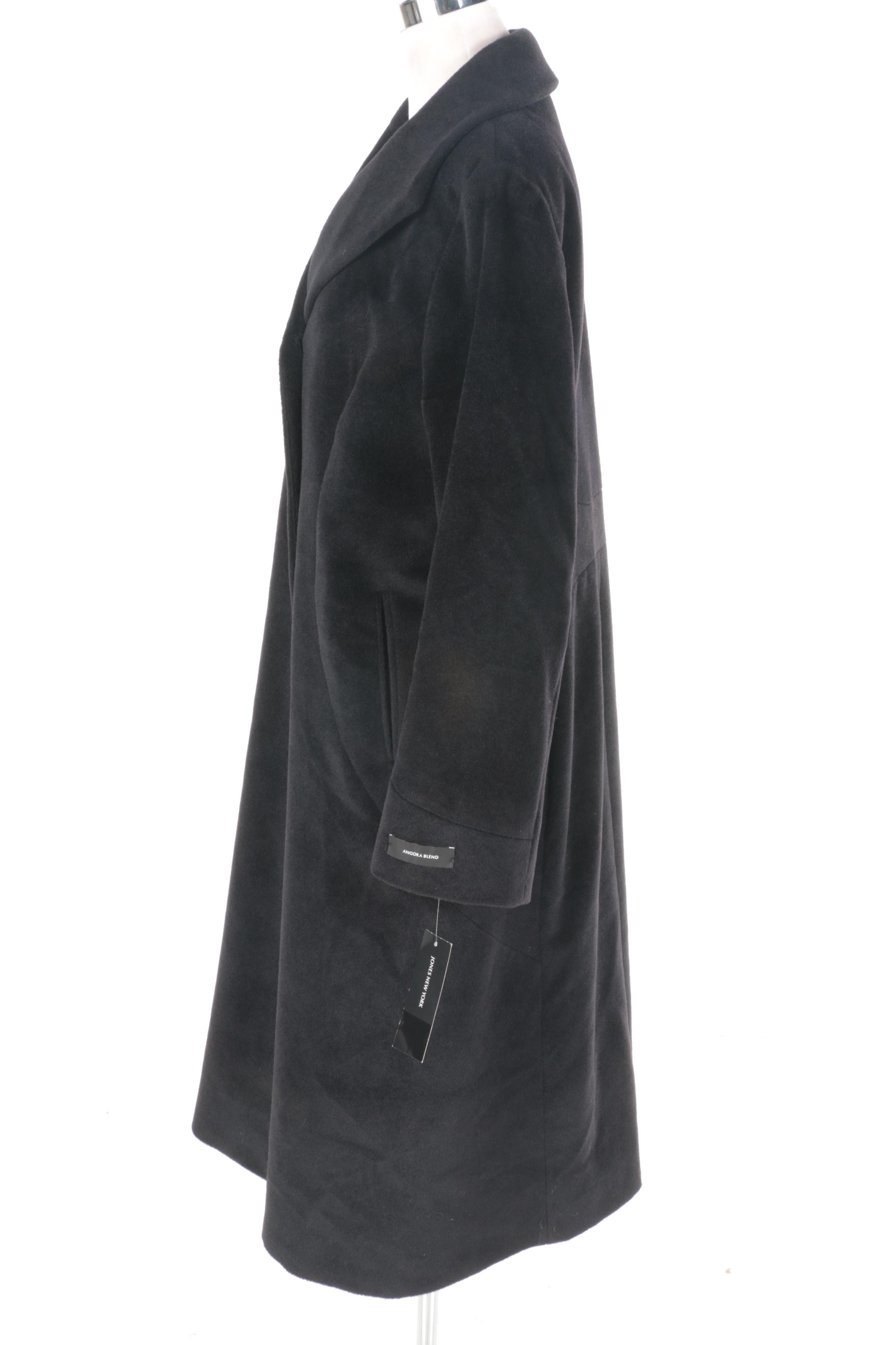 Women's Jones New York Angora Blend Overcoat