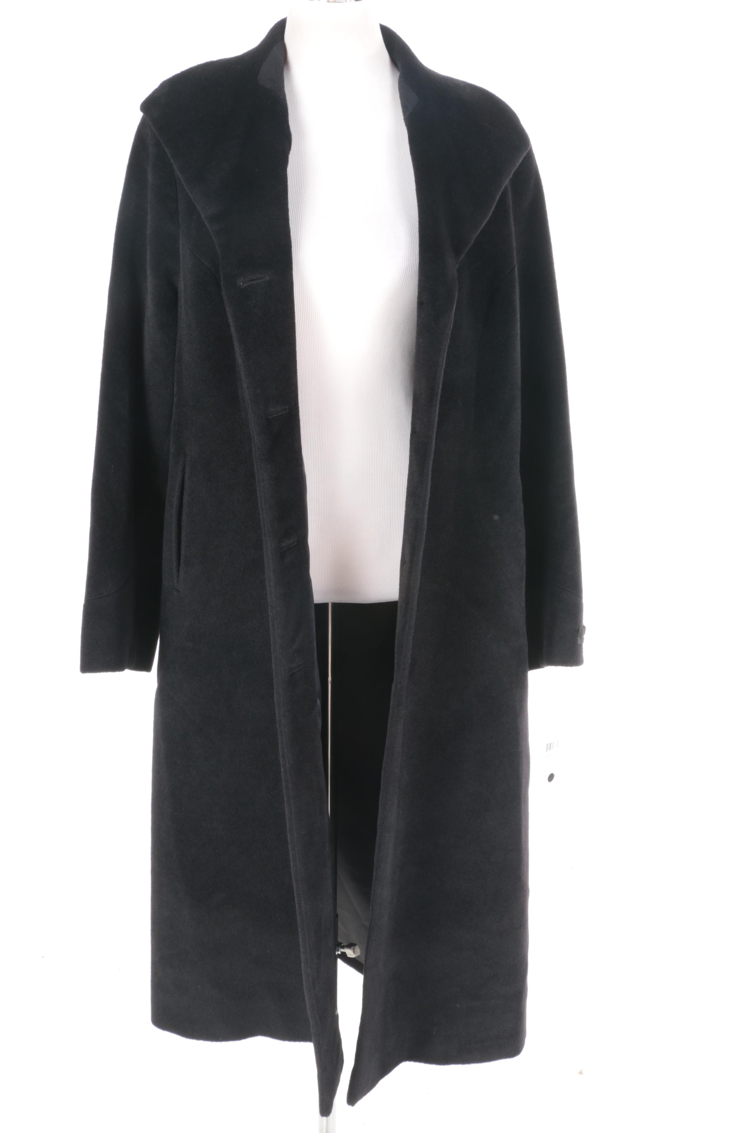 Women's Jones New York Angora Blend Overcoat