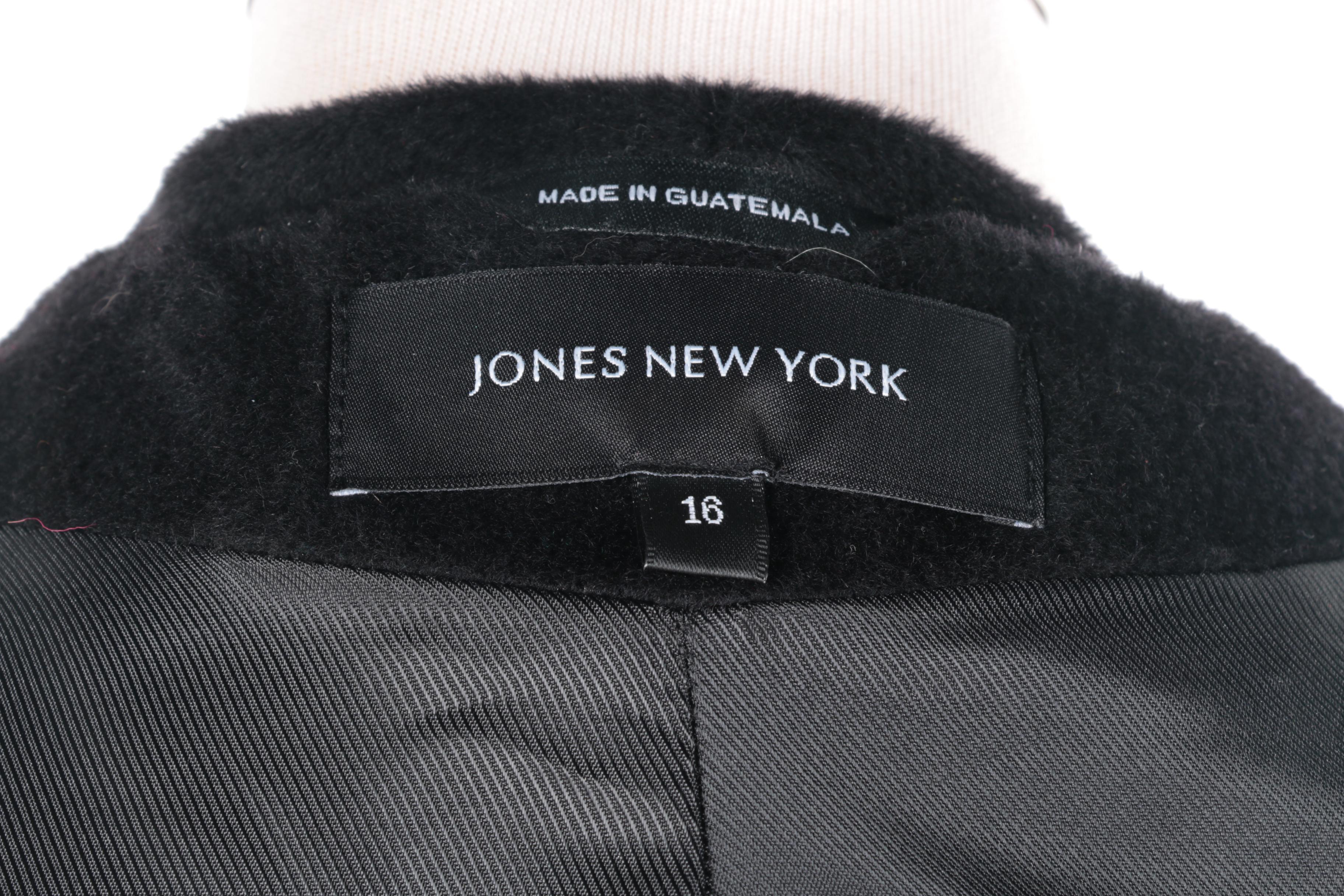 Women's Jones New York Angora Blend Overcoat