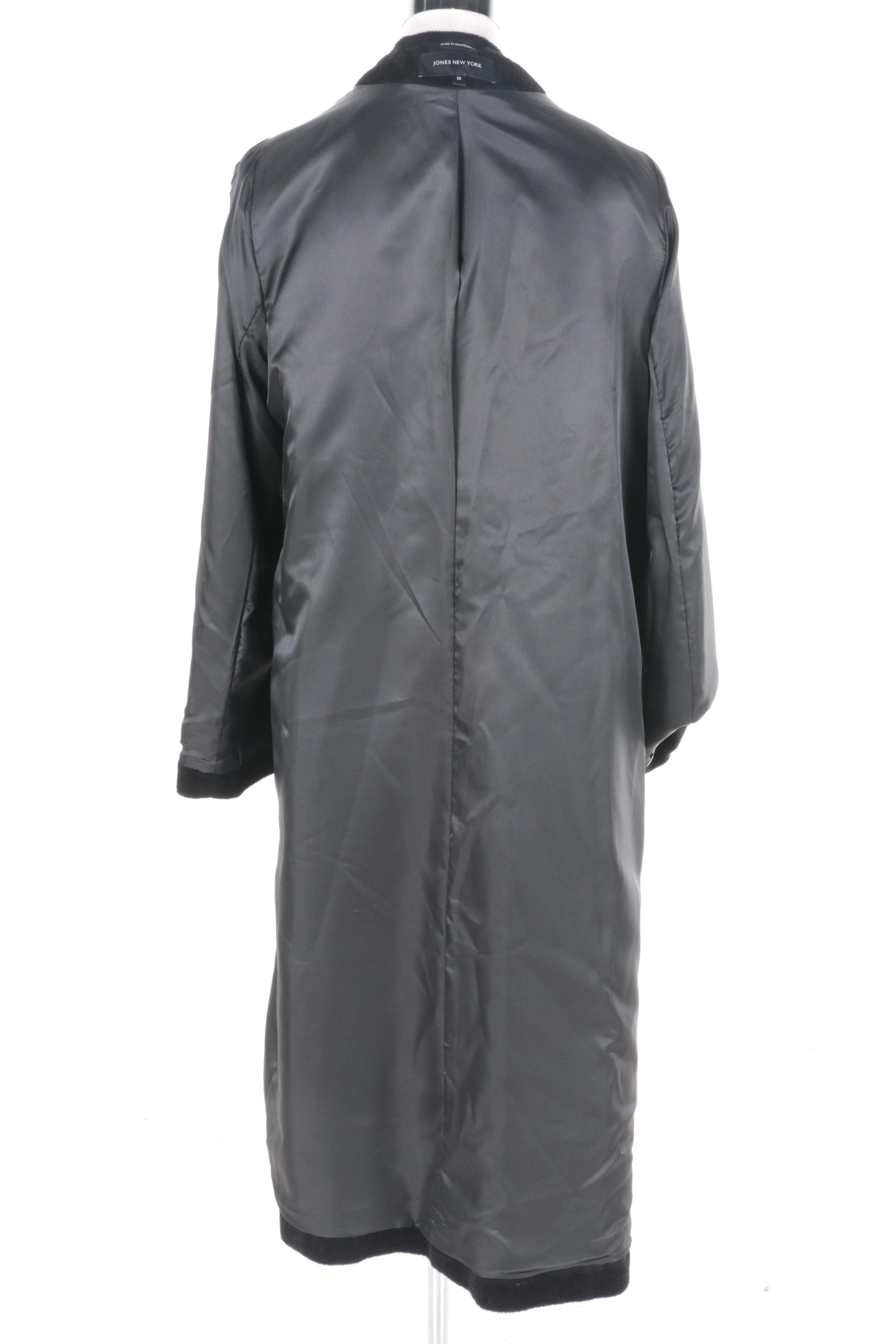 Women's Jones New York Angora Blend Overcoat