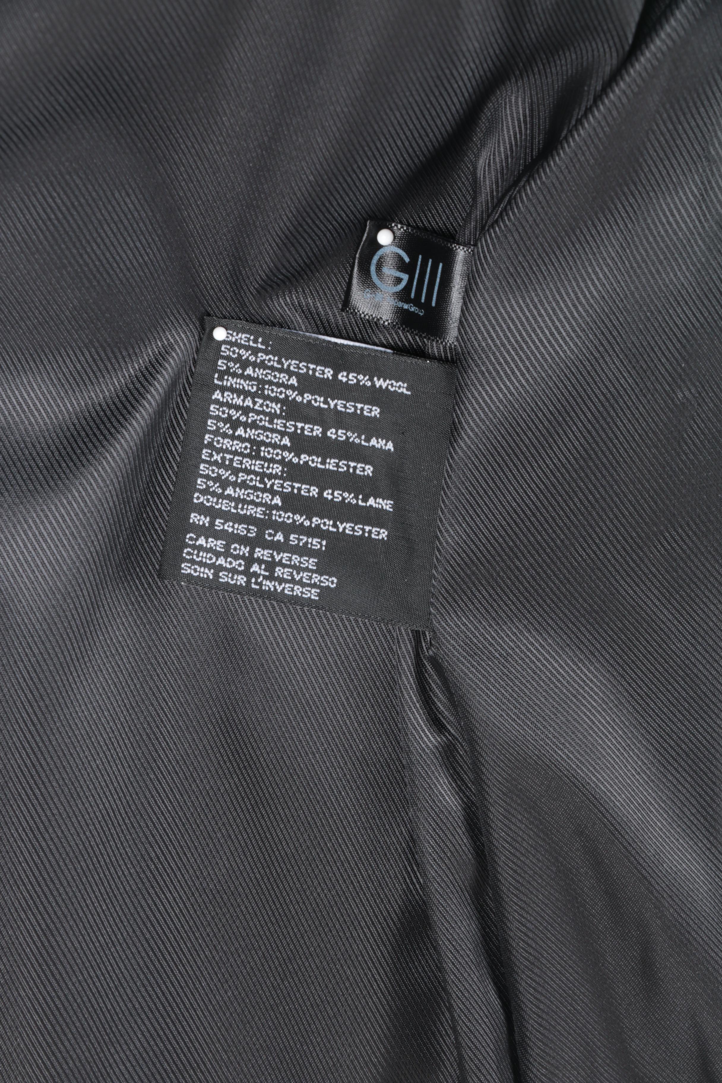 Women's Jones New York Angora Blend Overcoat