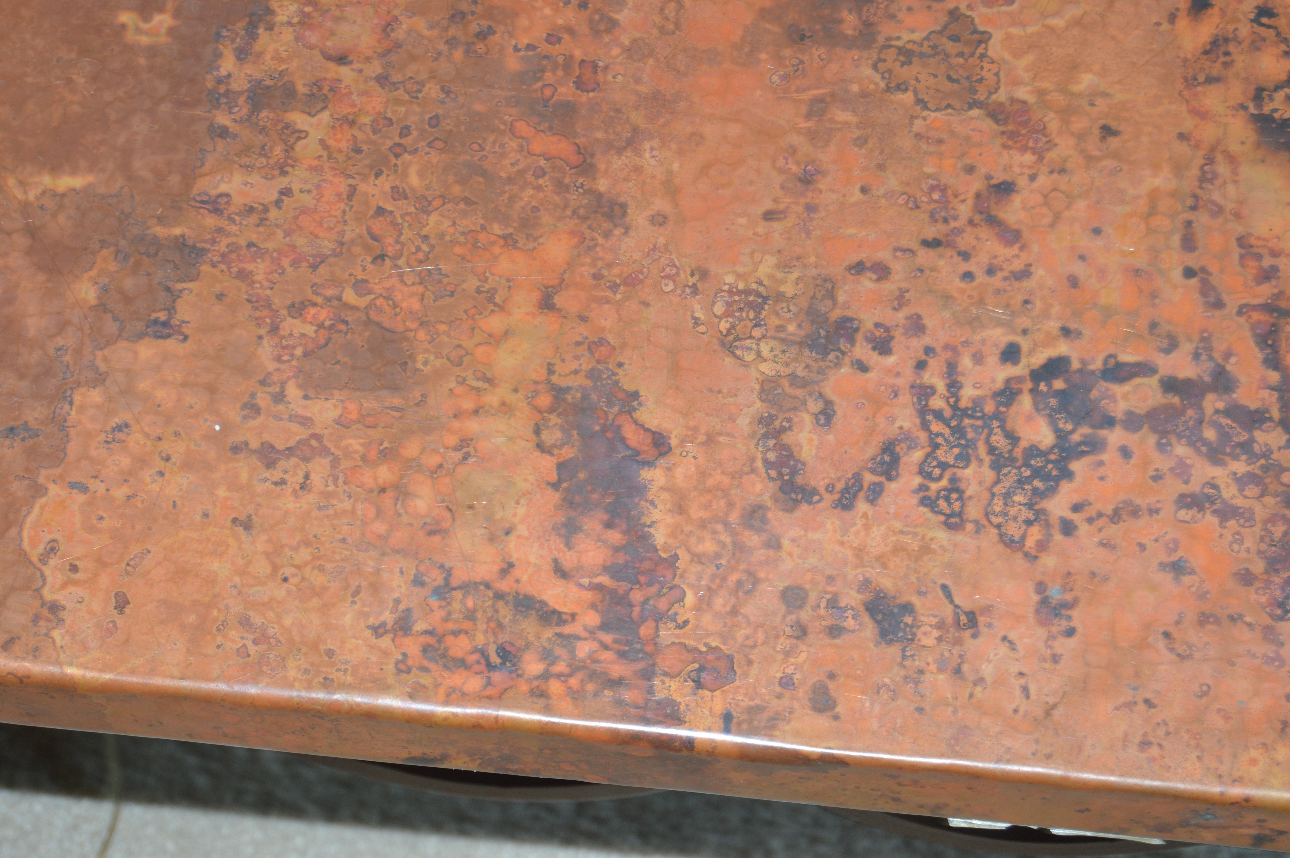 Copper Top Coffee Table from Arhaus