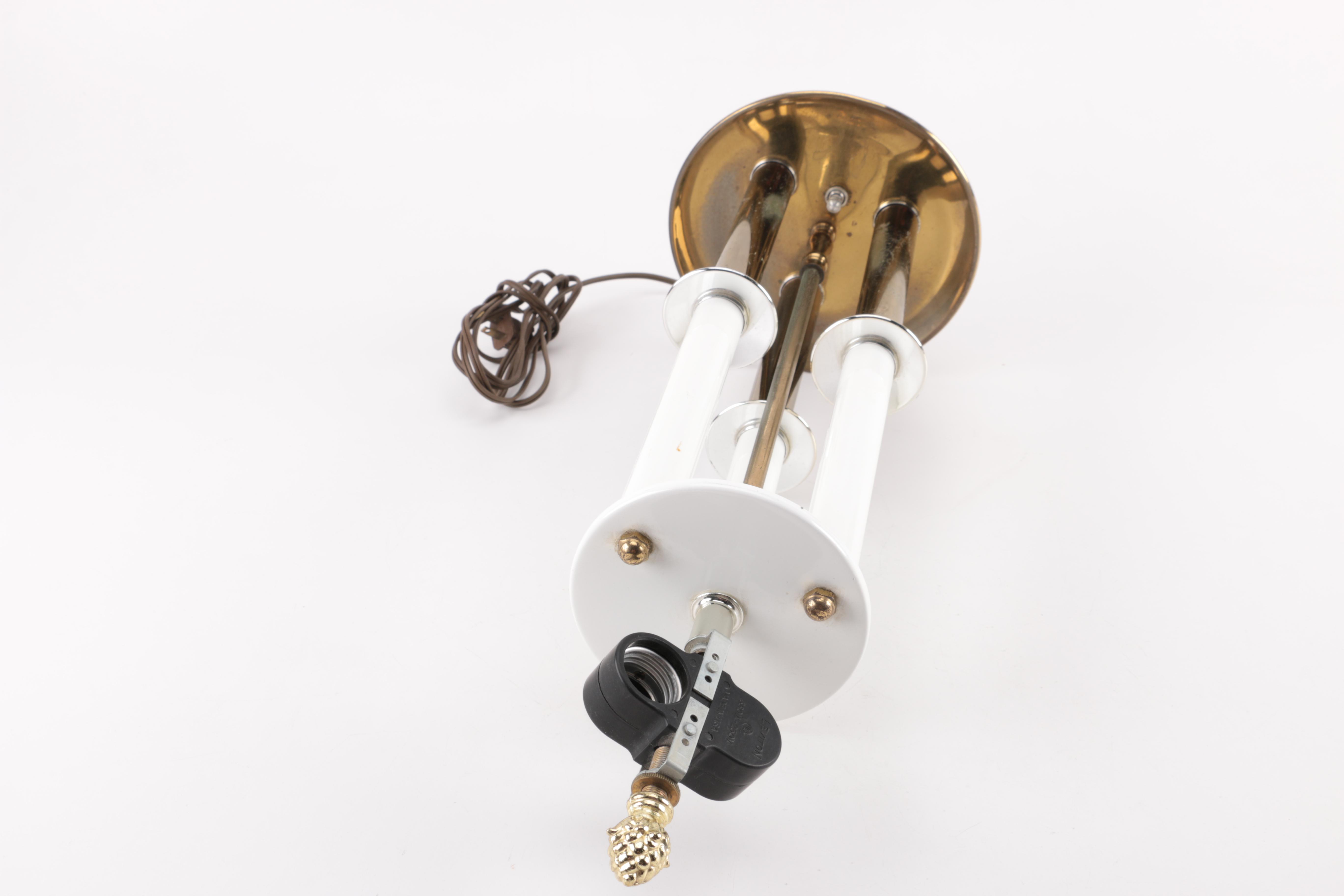 Vintage Two-Light Table Lamp