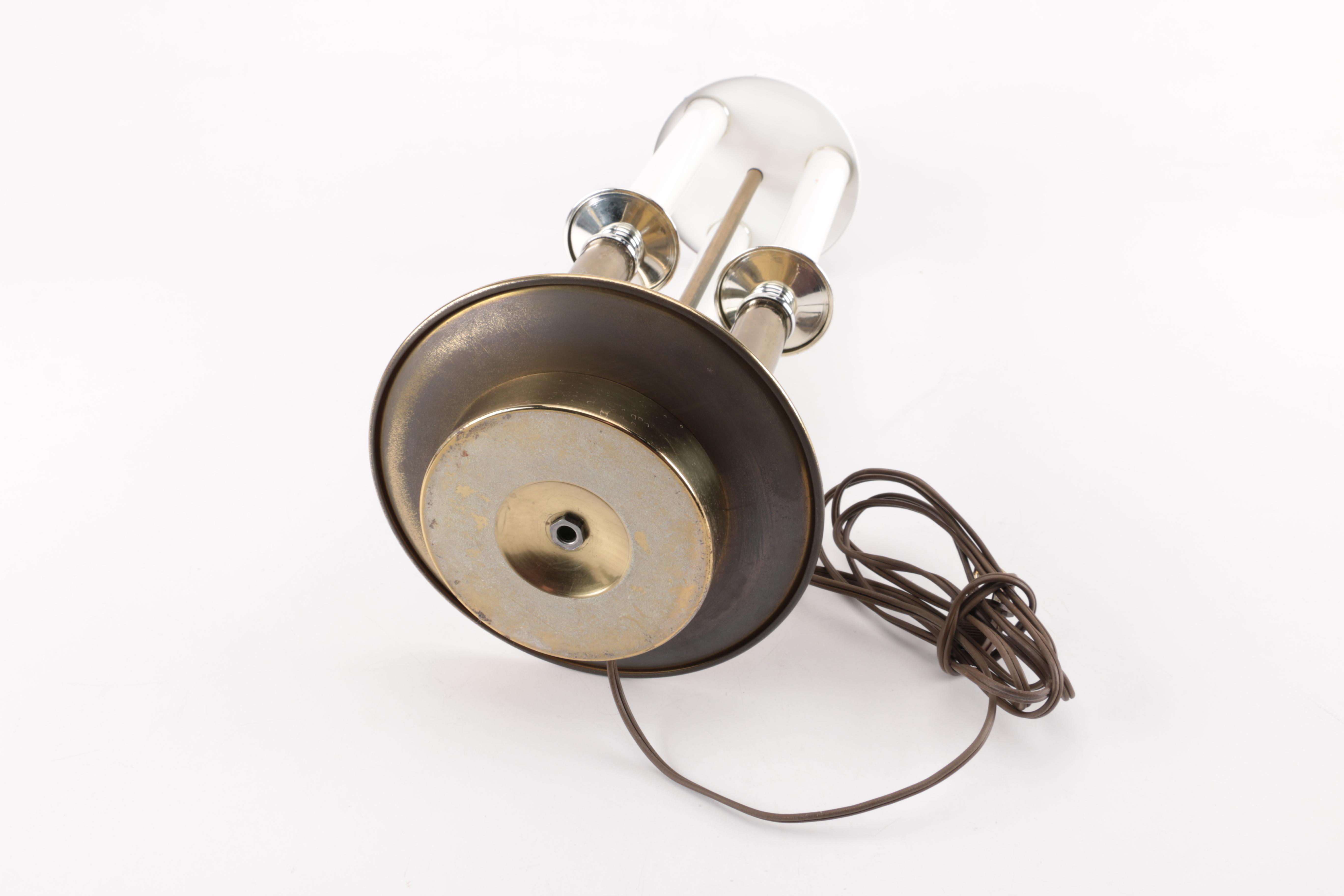 Vintage Two-Light Table Lamp