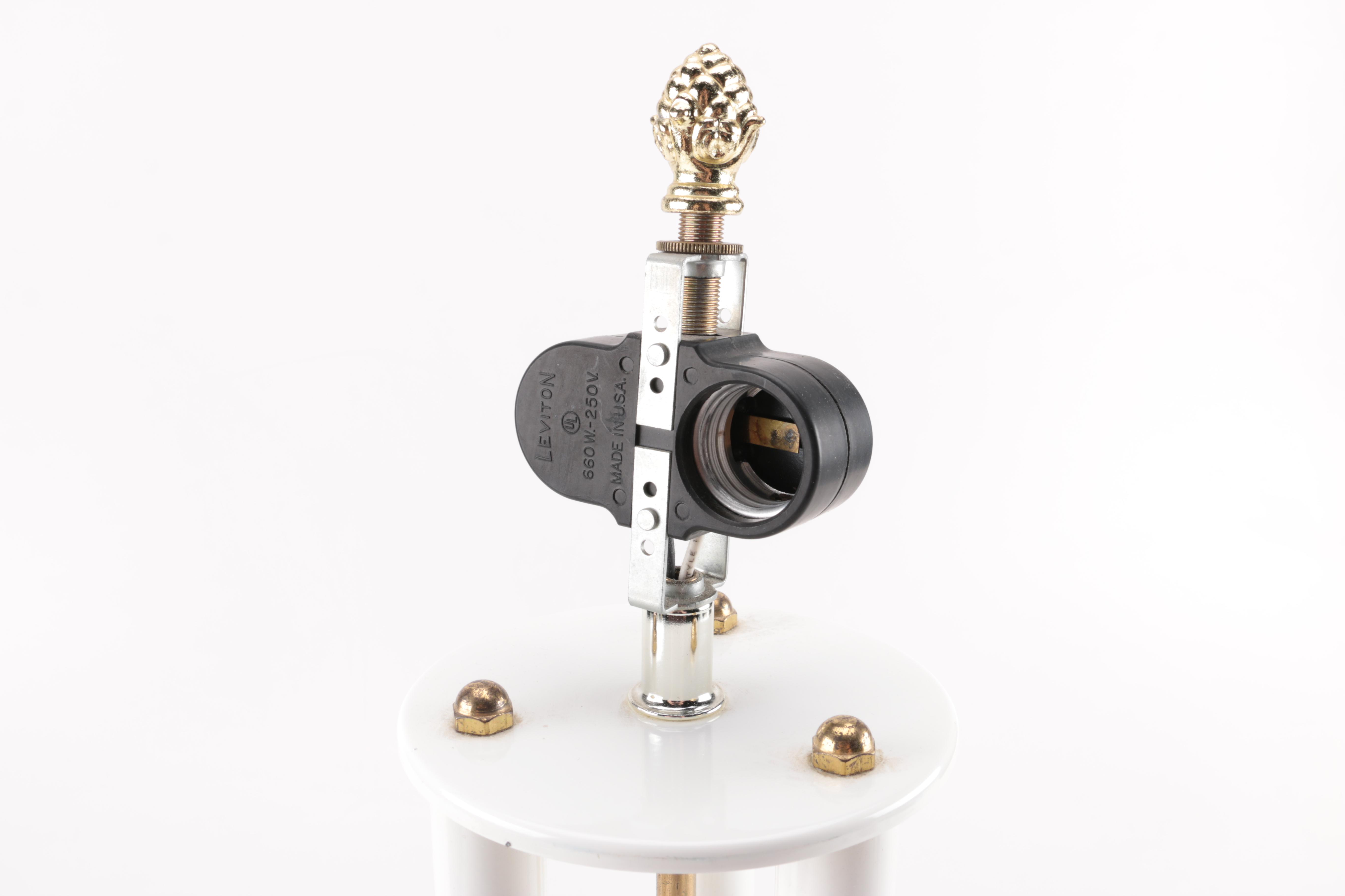 Vintage Two-Light Table Lamp