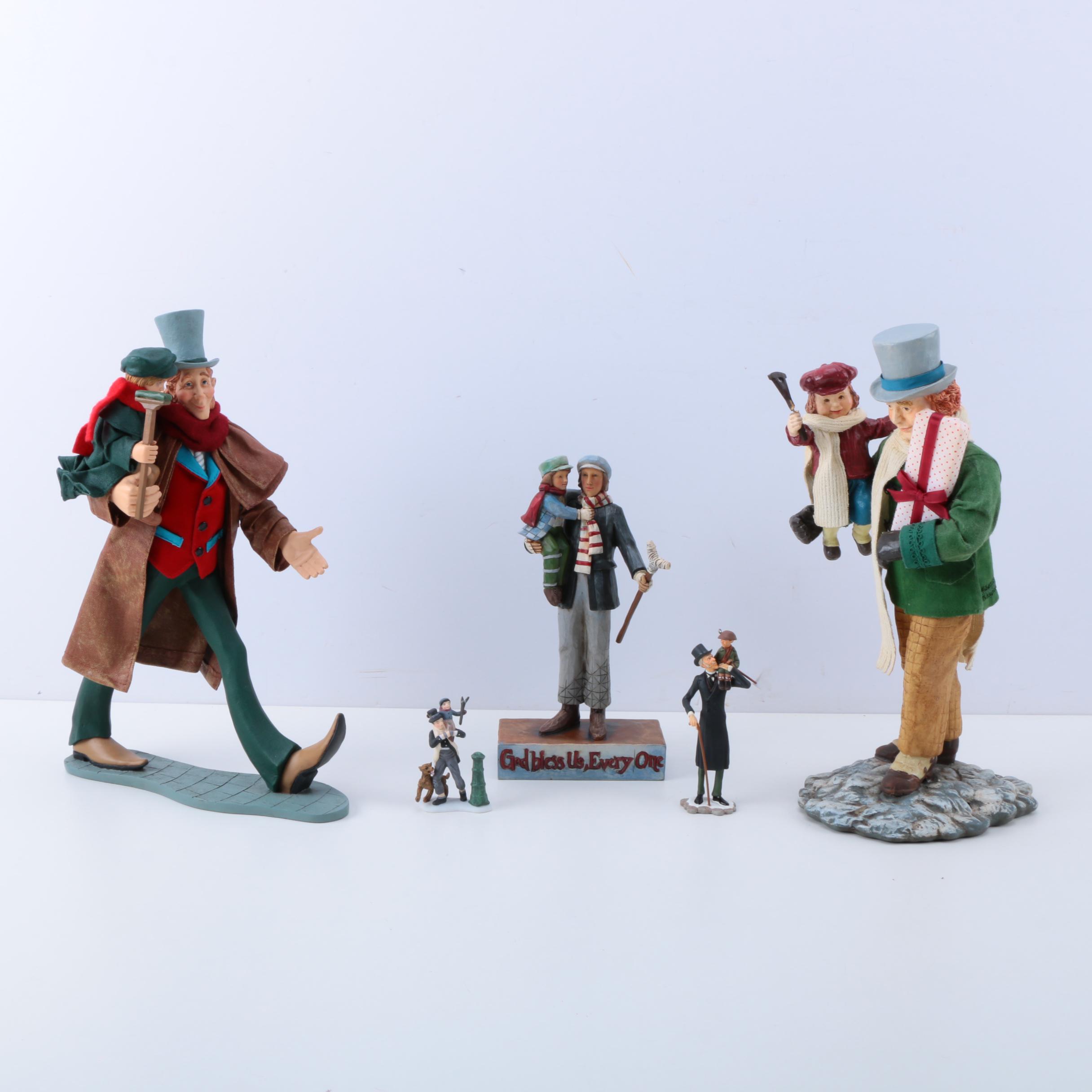 Collection of "A Christmas Carol" Figures