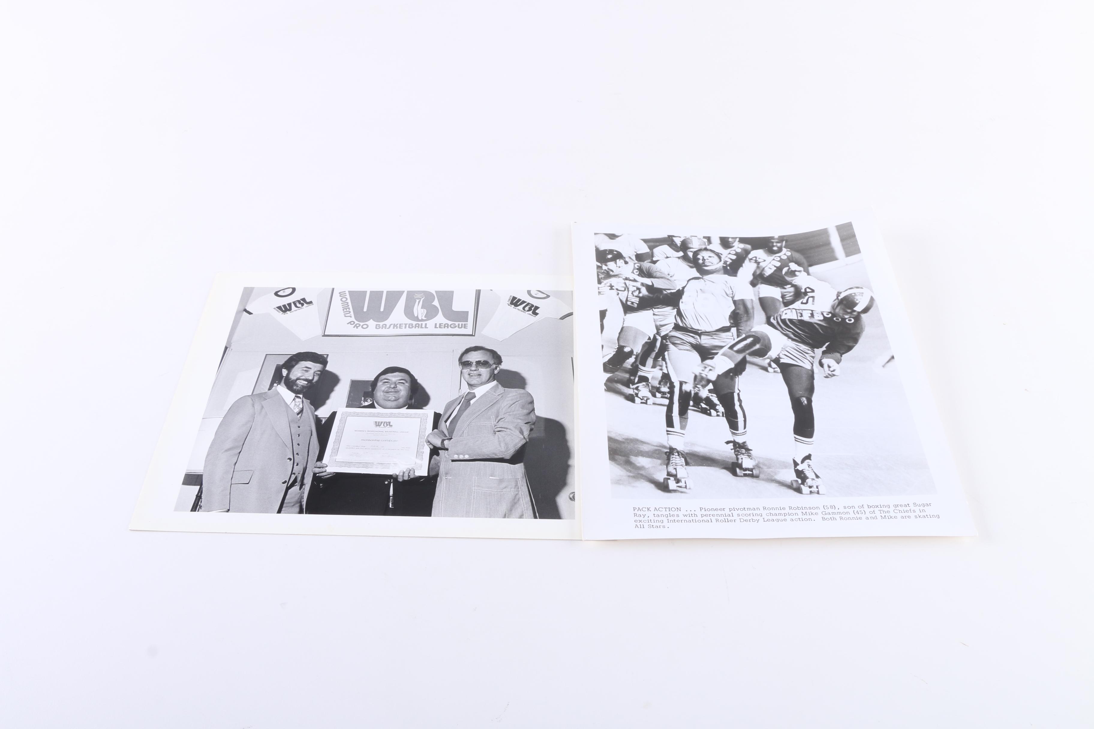 Vintage Photos of Pro Basketball, Roller Derby and More