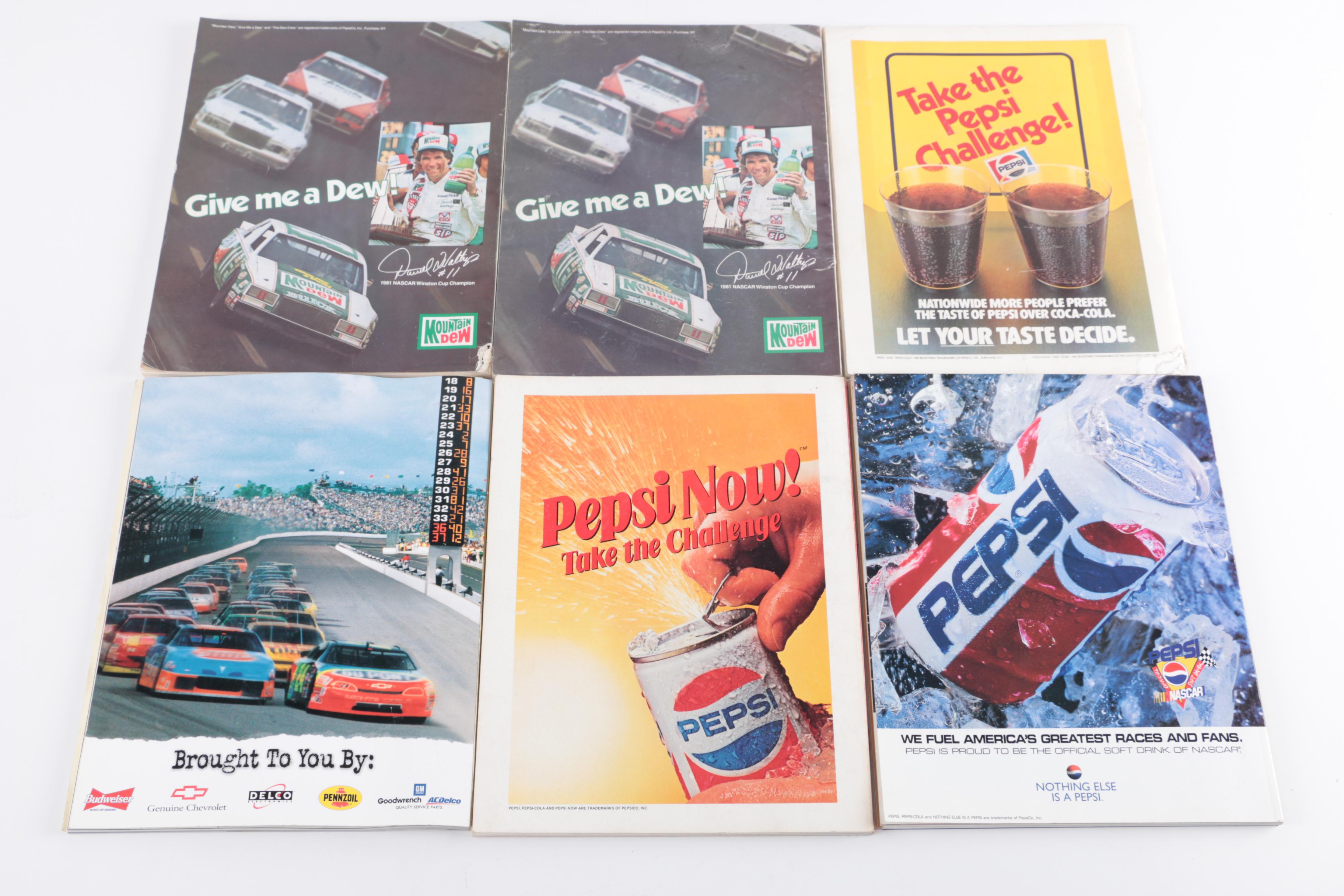 Assorted Racing Magazines, Booklets, and Newspapers