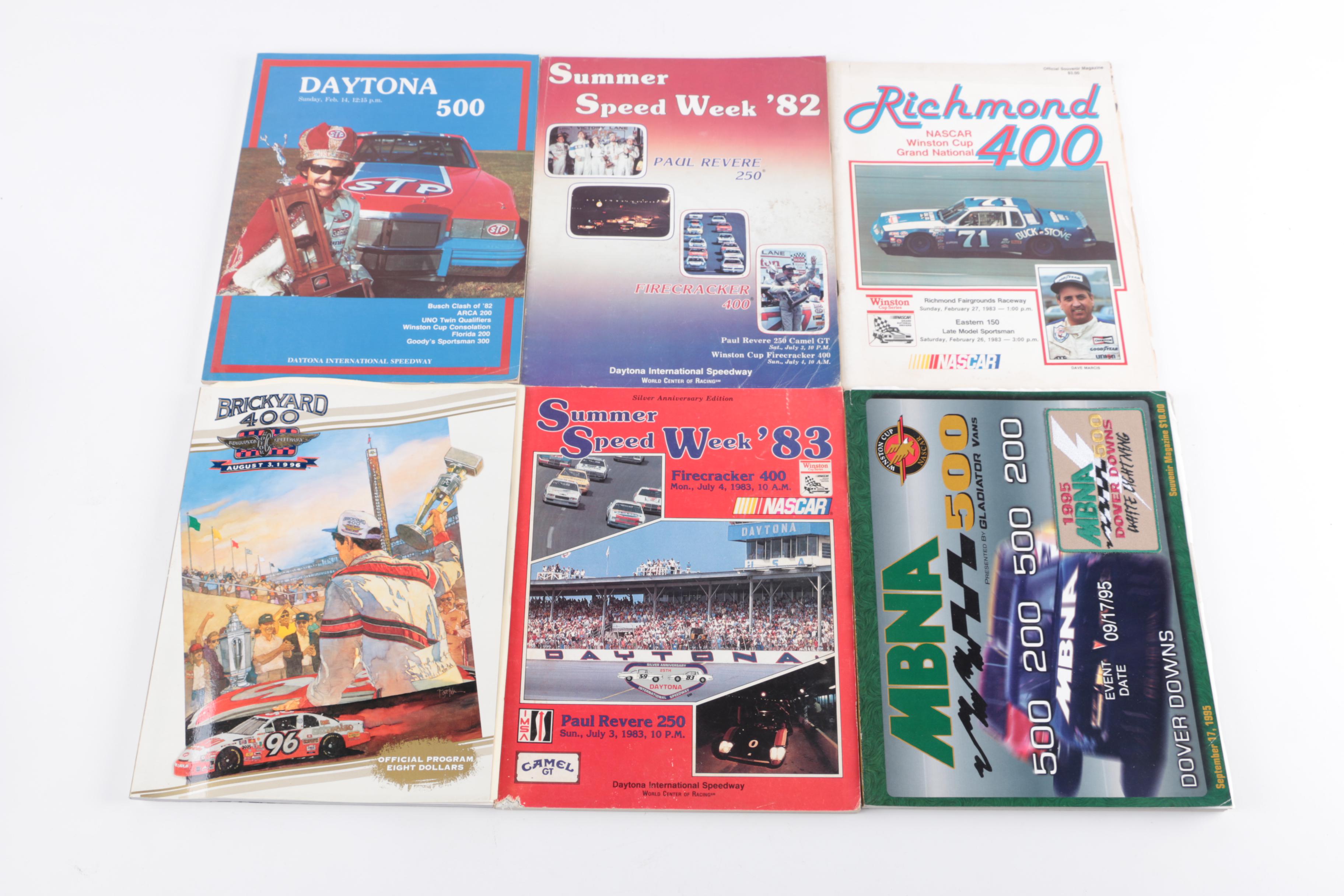 Assorted Racing Magazines, Booklets, and Newspapers