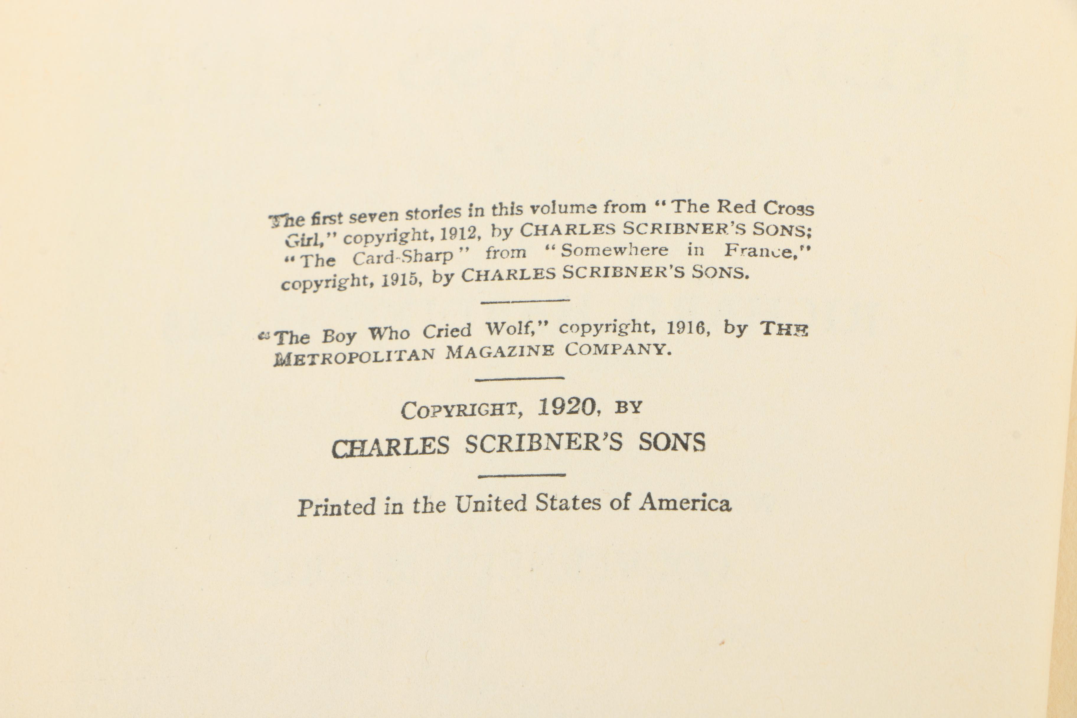 1927 Richard Harding Davis Books