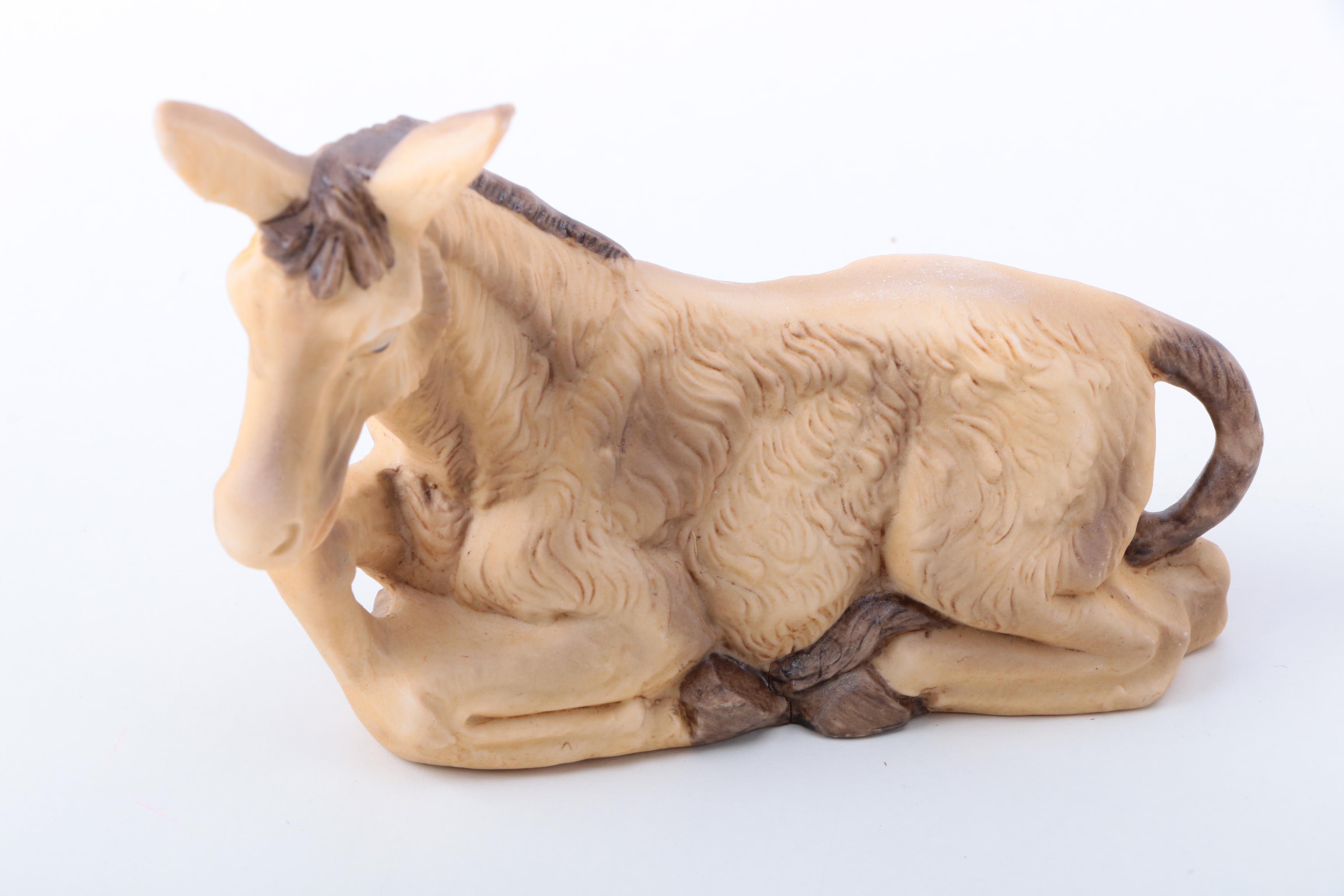 Vintage Homco Porcelain Nativity Scene