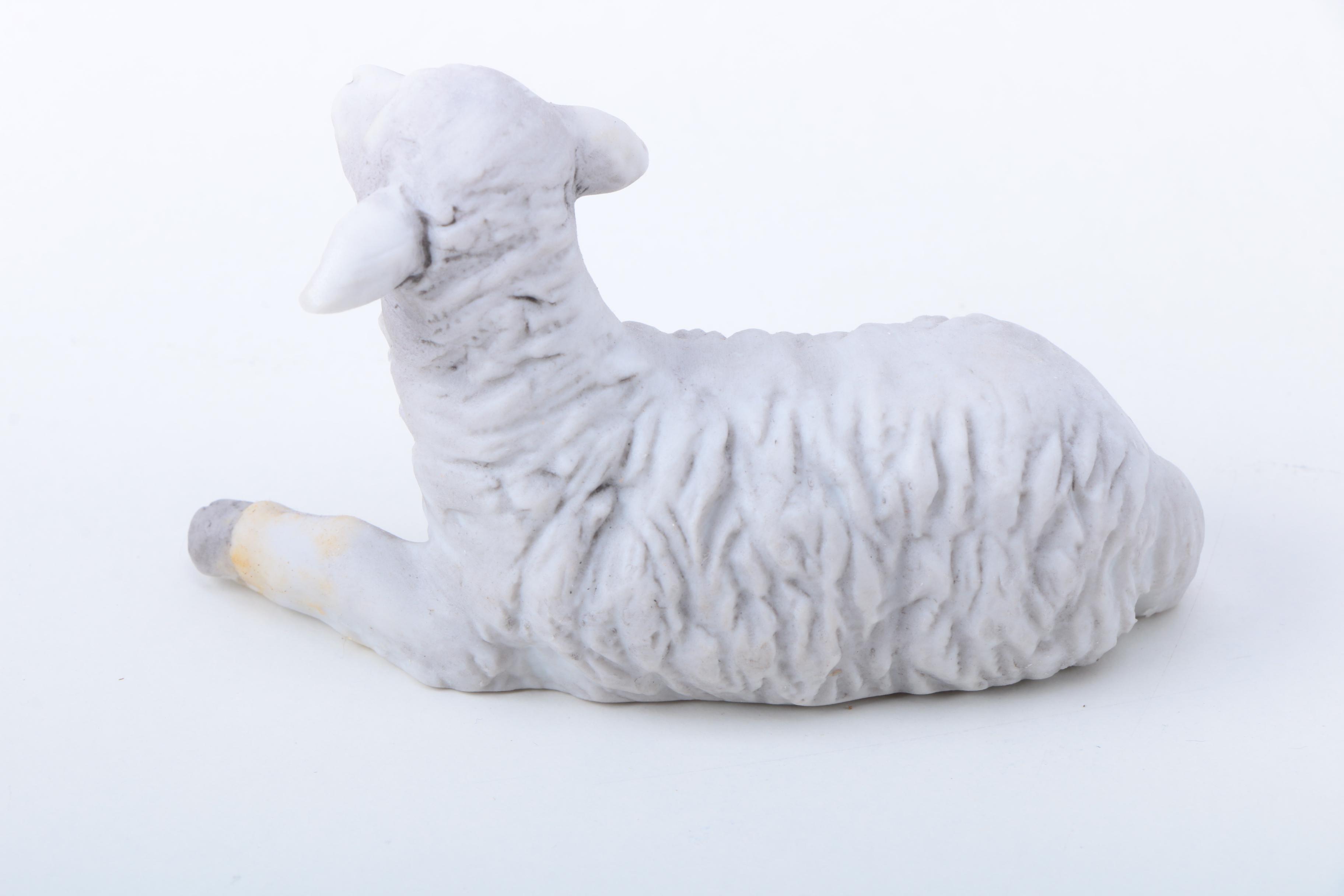 Vintage Homco Porcelain Nativity Scene