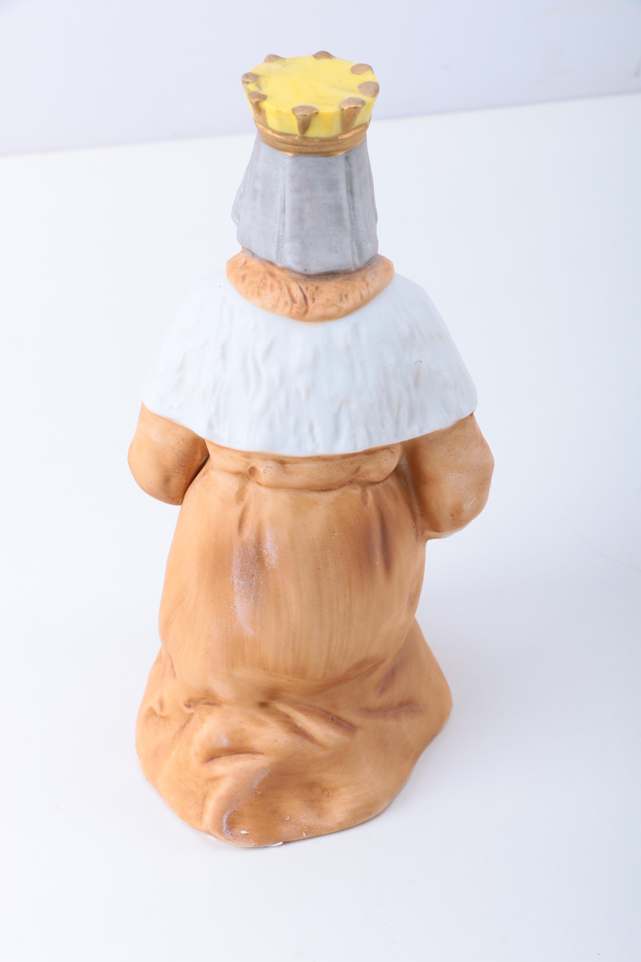 Vintage Homco Porcelain Nativity Scene