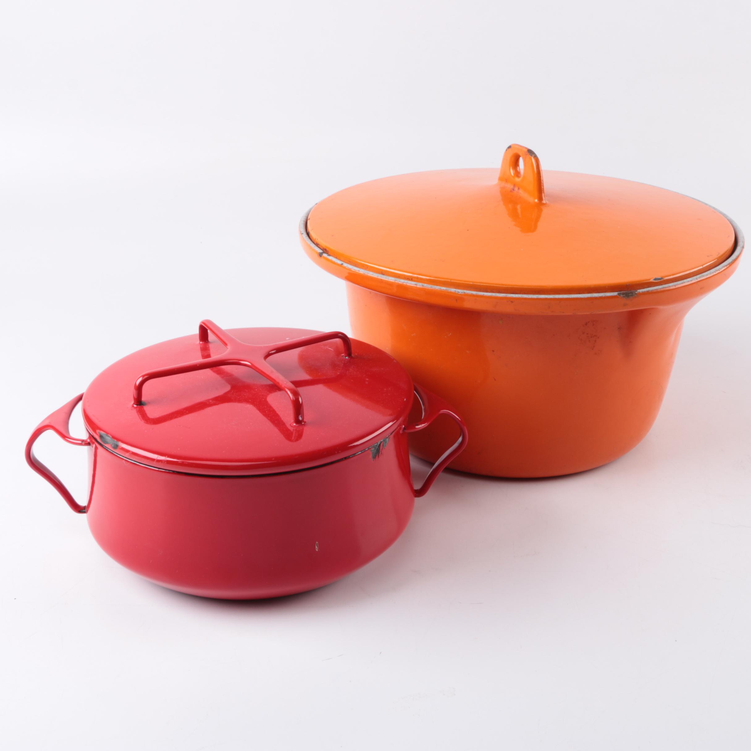 Enamel Cookware including Dansk Kobenstyle