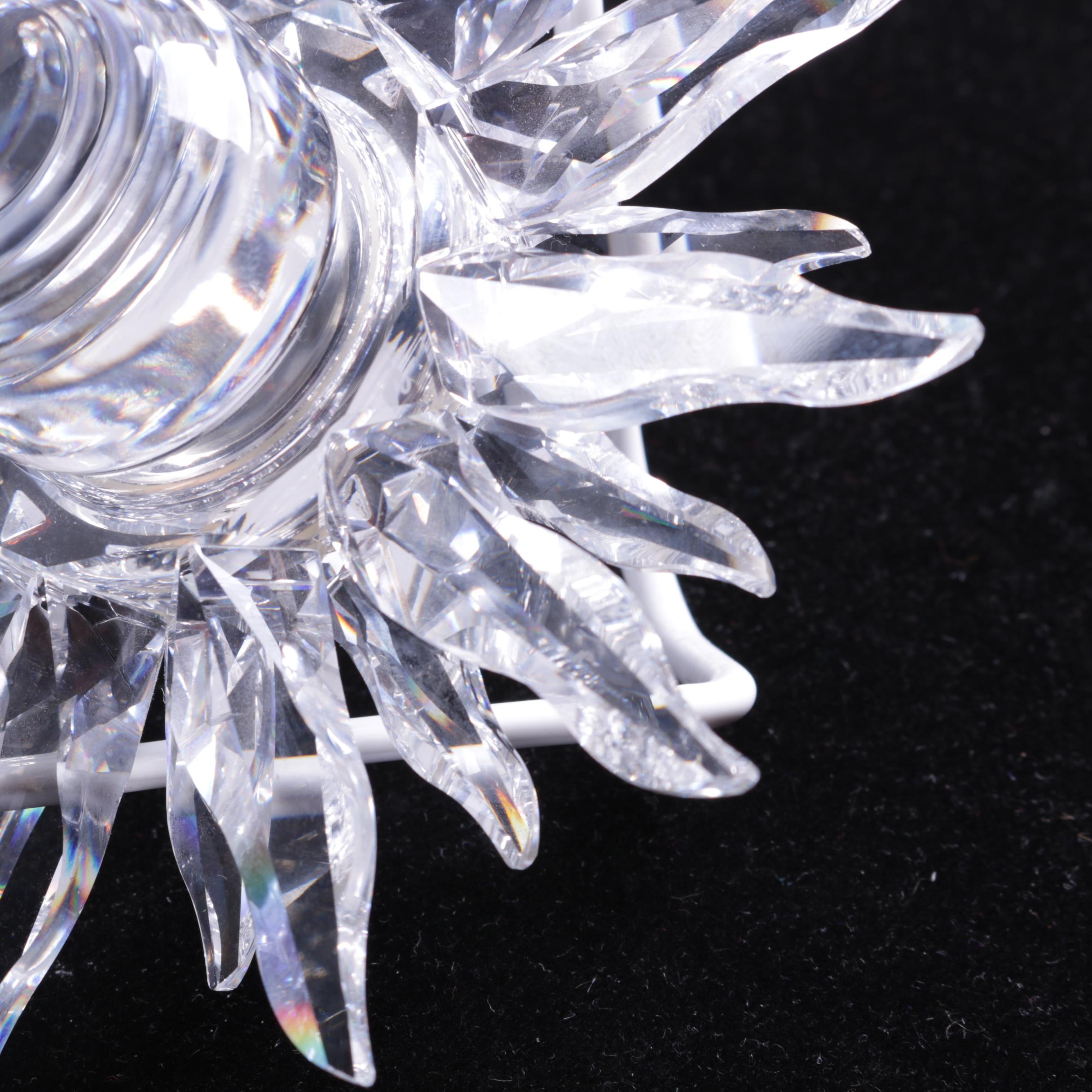 Swarovski Crystal " Solaris" Table Clock