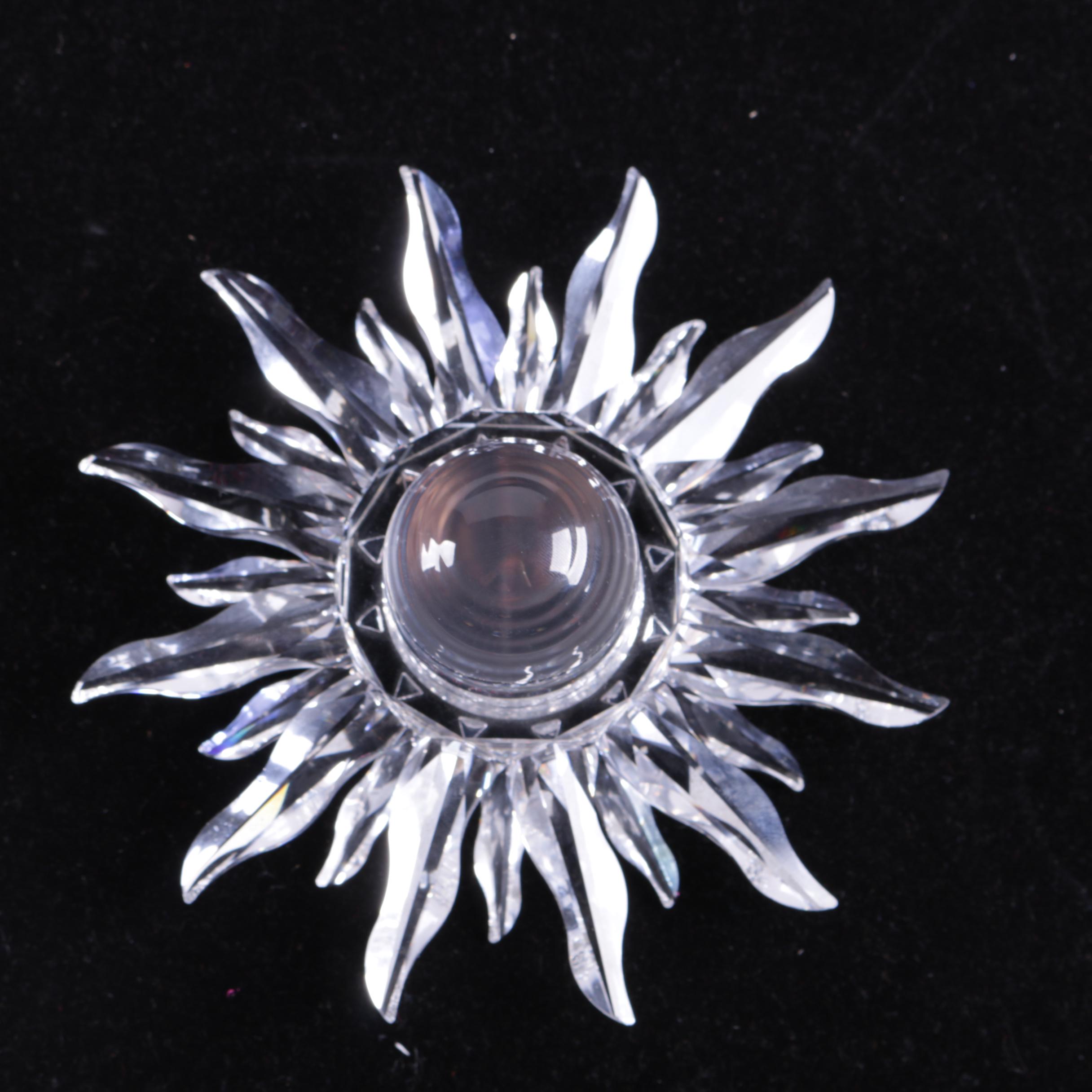 Swarovski Crystal " Solaris" Table Clock