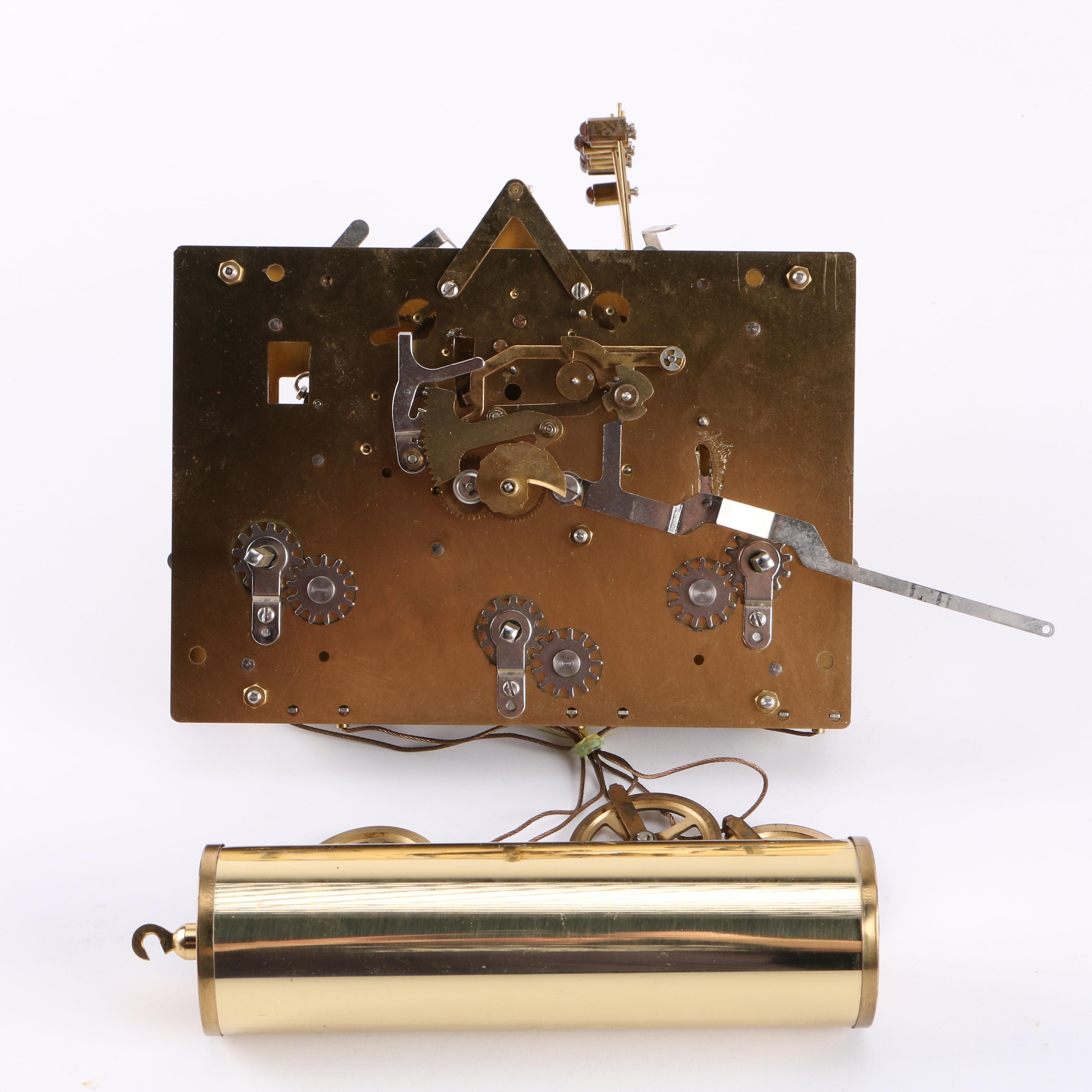 Clock Weight and Movements Including Hammers and Pulleys by Hermle