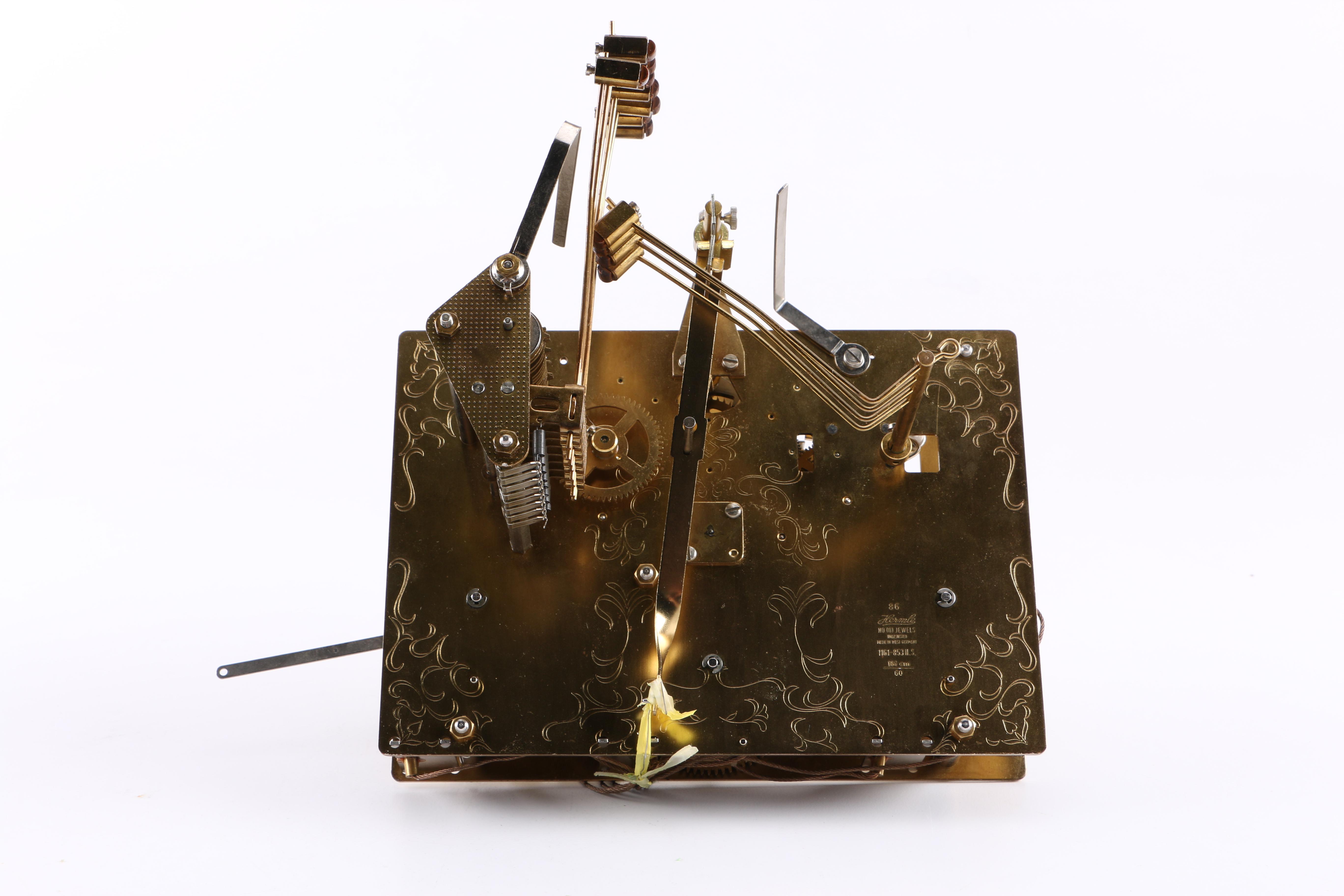 Clock Weight and Movements Including Hammers and Pulleys by Hermle