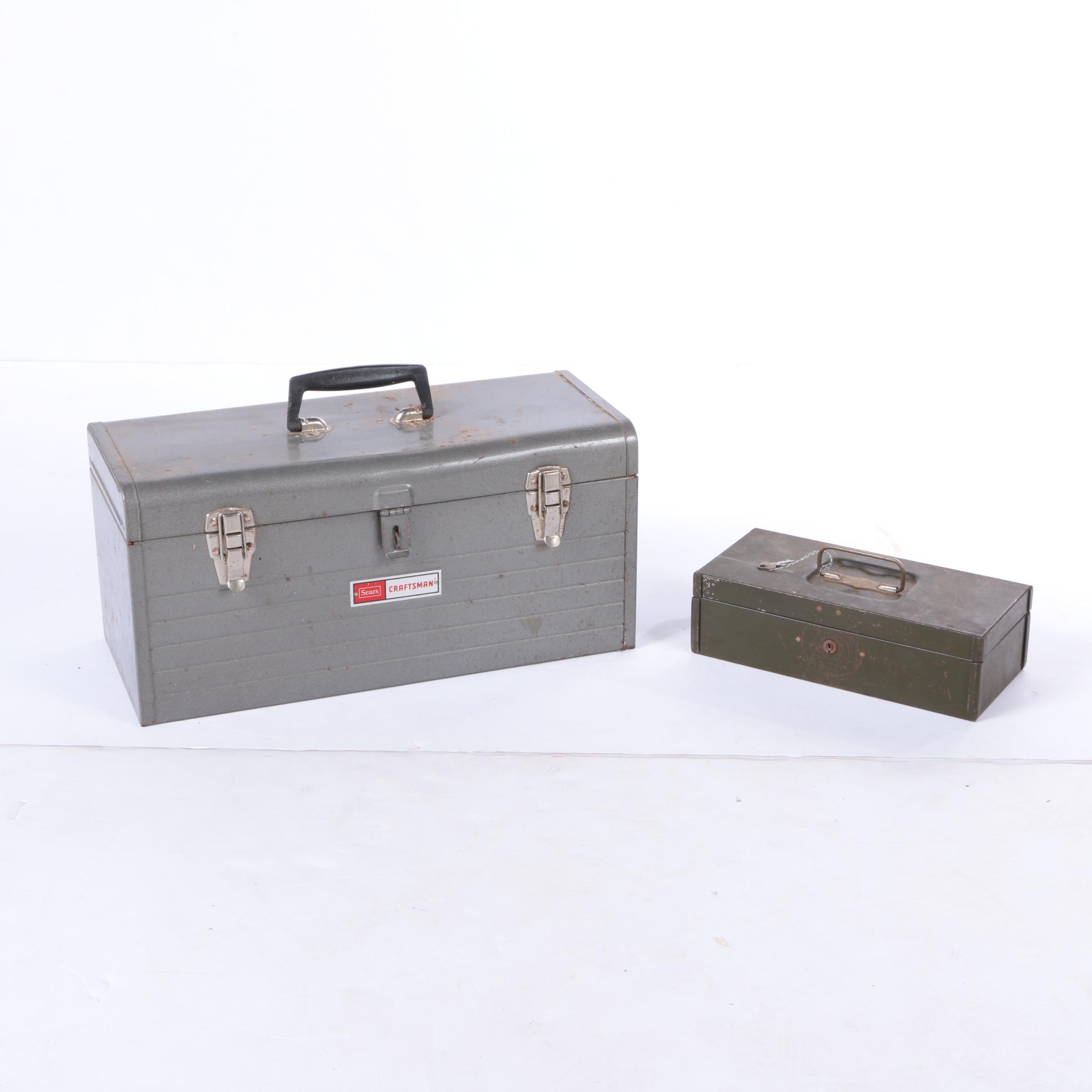 Vintage Metal Toolboxes