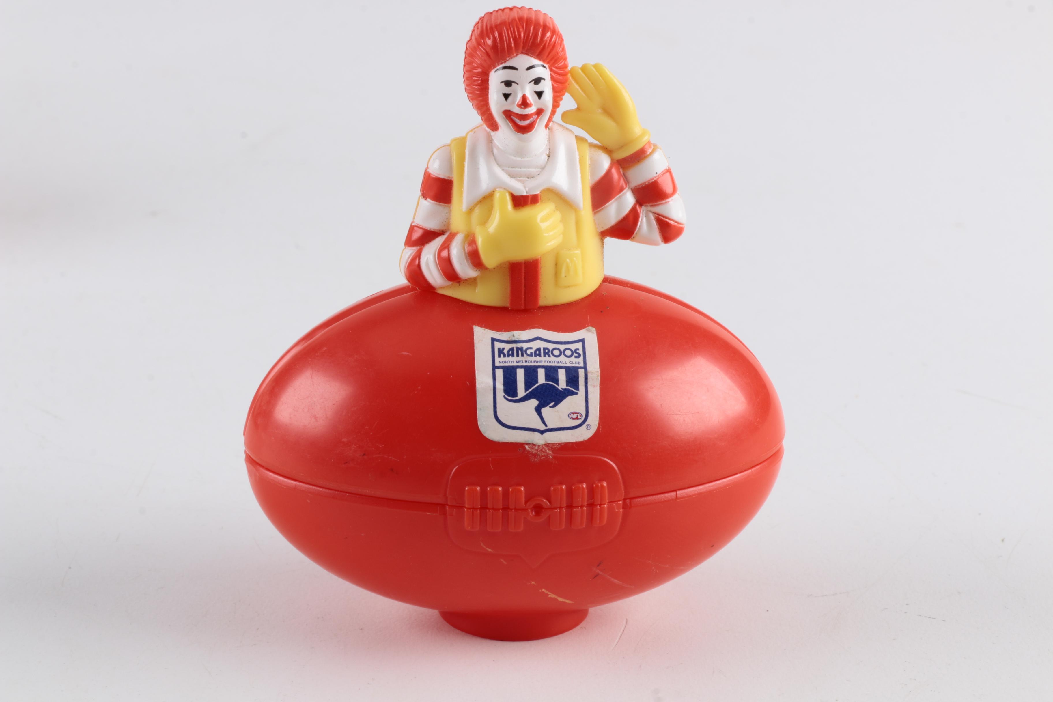 McDonald's Themed Plastic Toys and Ceramic Salt and Pepper Shaker