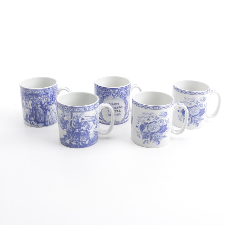 Spode "Blue Room Collection" Mugs