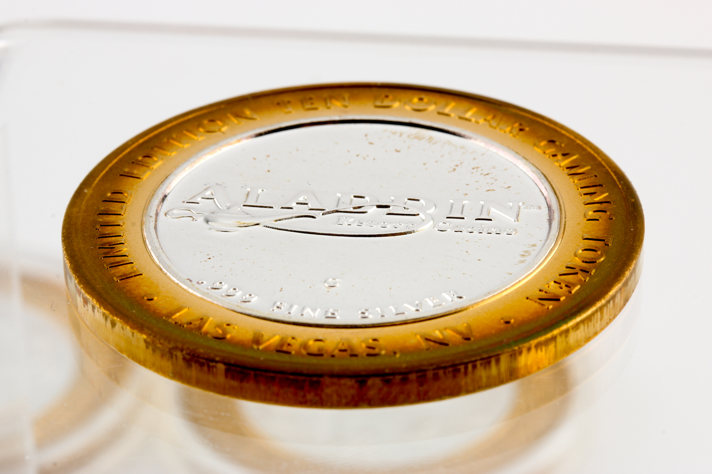 Five 999 Silver Casino Gaming Tokens