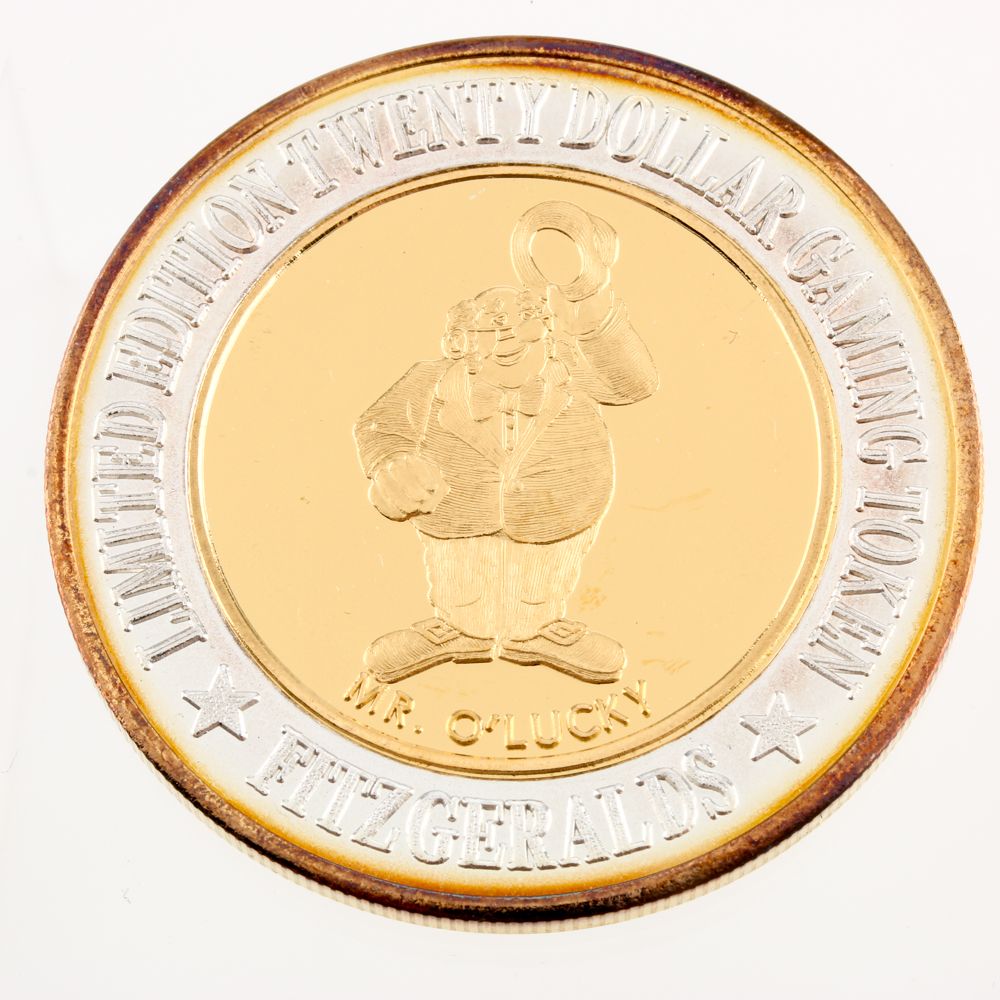 Five 999 Silver Casino Gaming Tokens