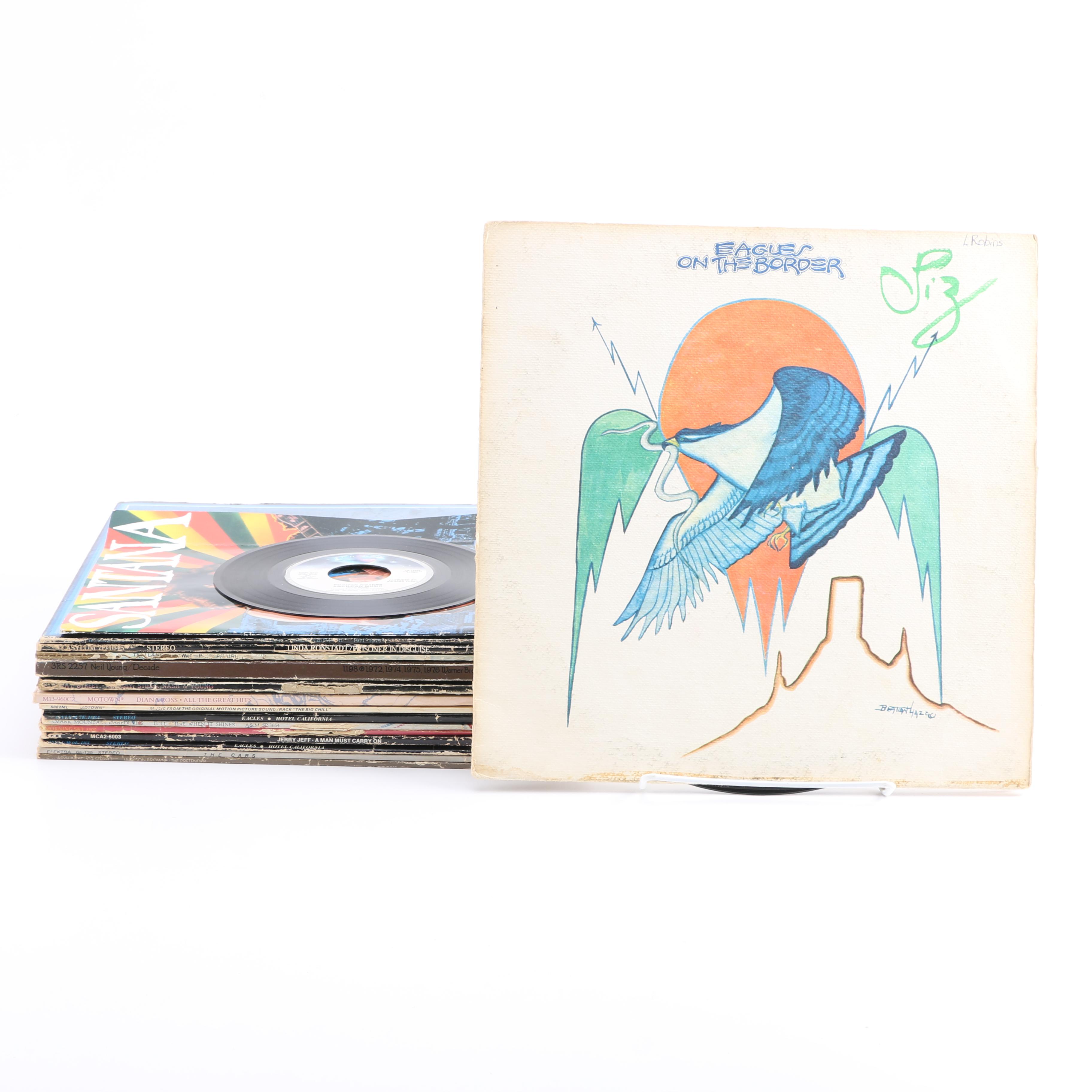 Neil Young, Diana Ross, Linda Ronstadt and Other Classic Rock and R&B LPs