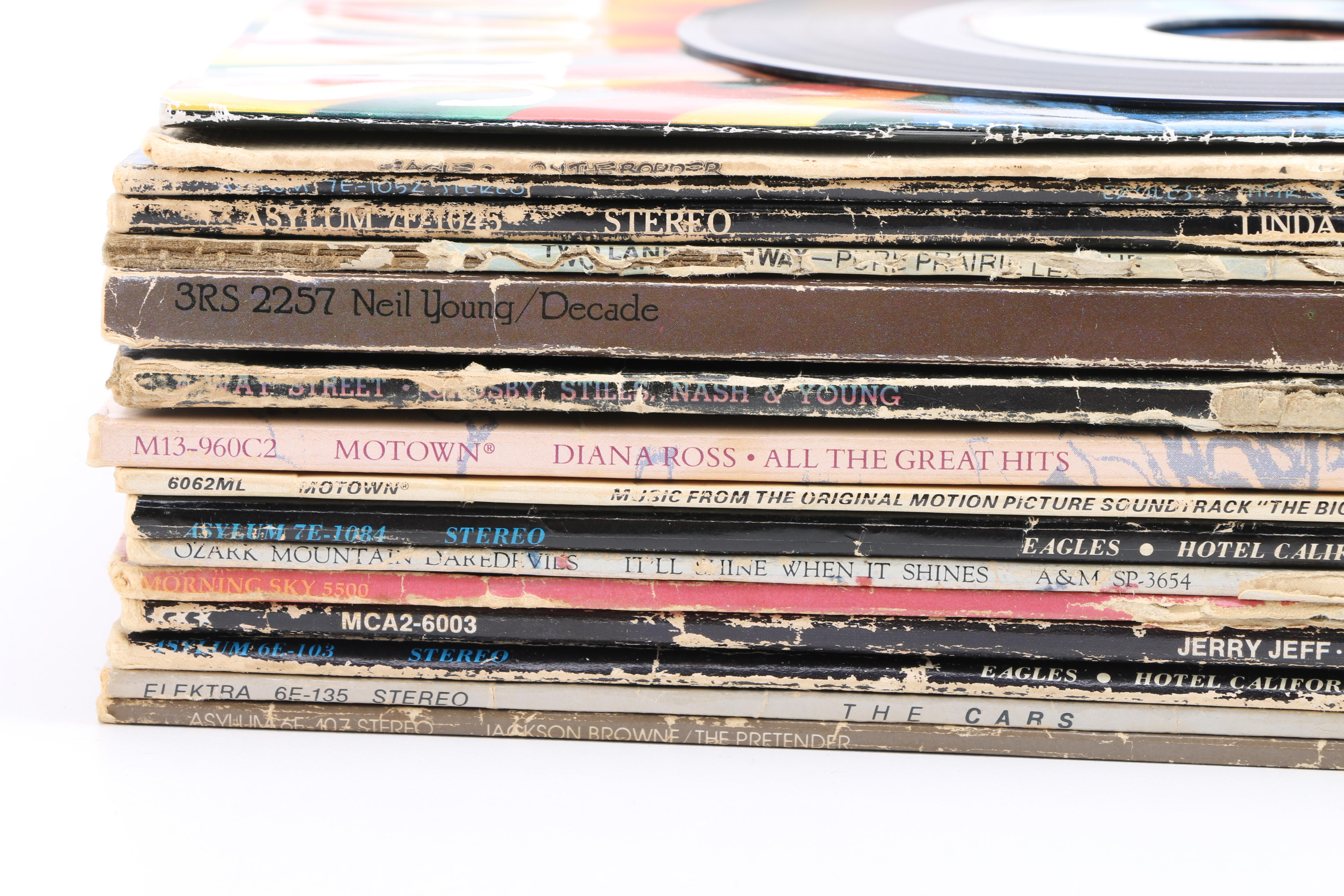 Neil Young, Diana Ross, Linda Ronstadt and Other Classic Rock and R&B LPs