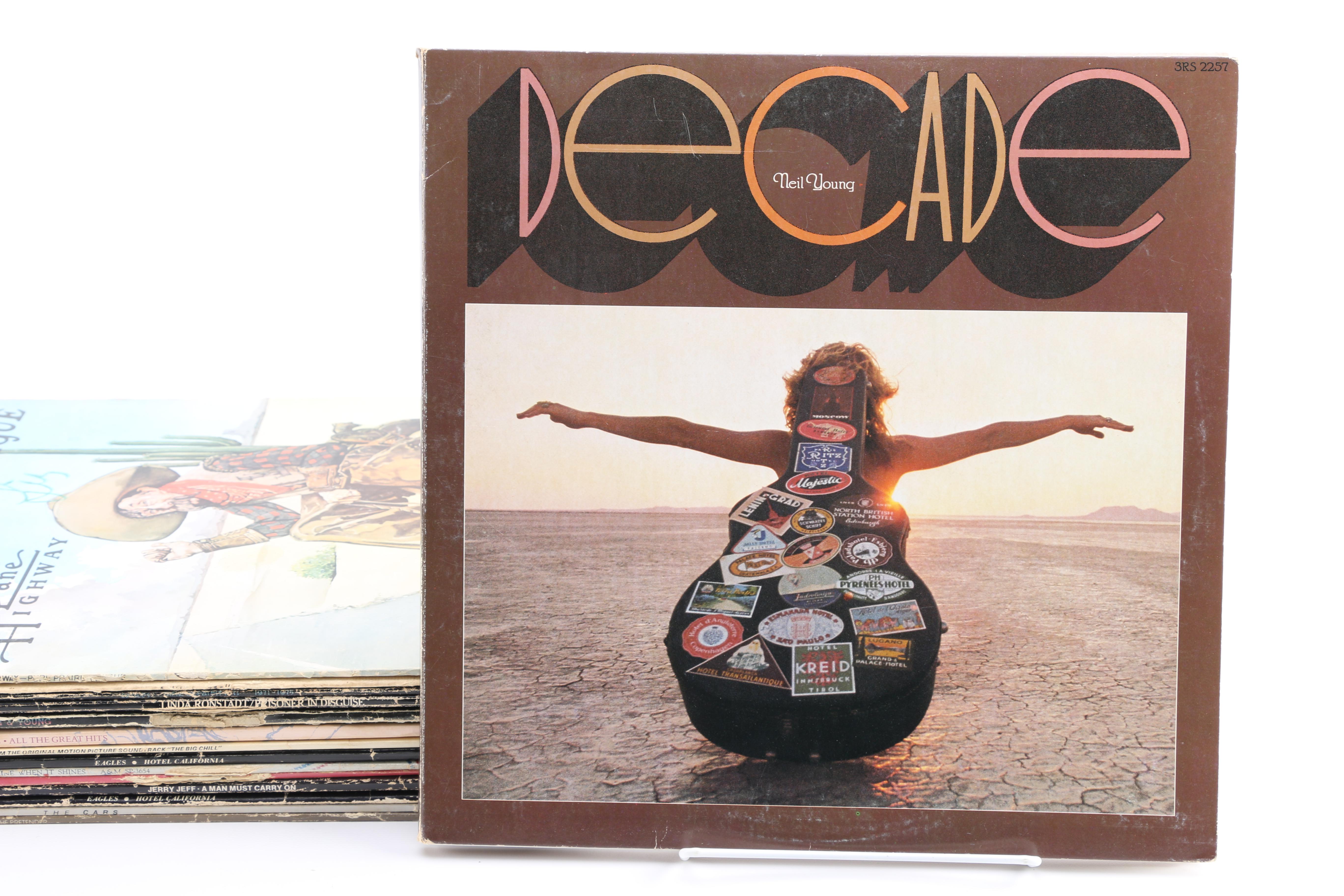 Neil Young, Diana Ross, Linda Ronstadt and Other Classic Rock and R&B LPs