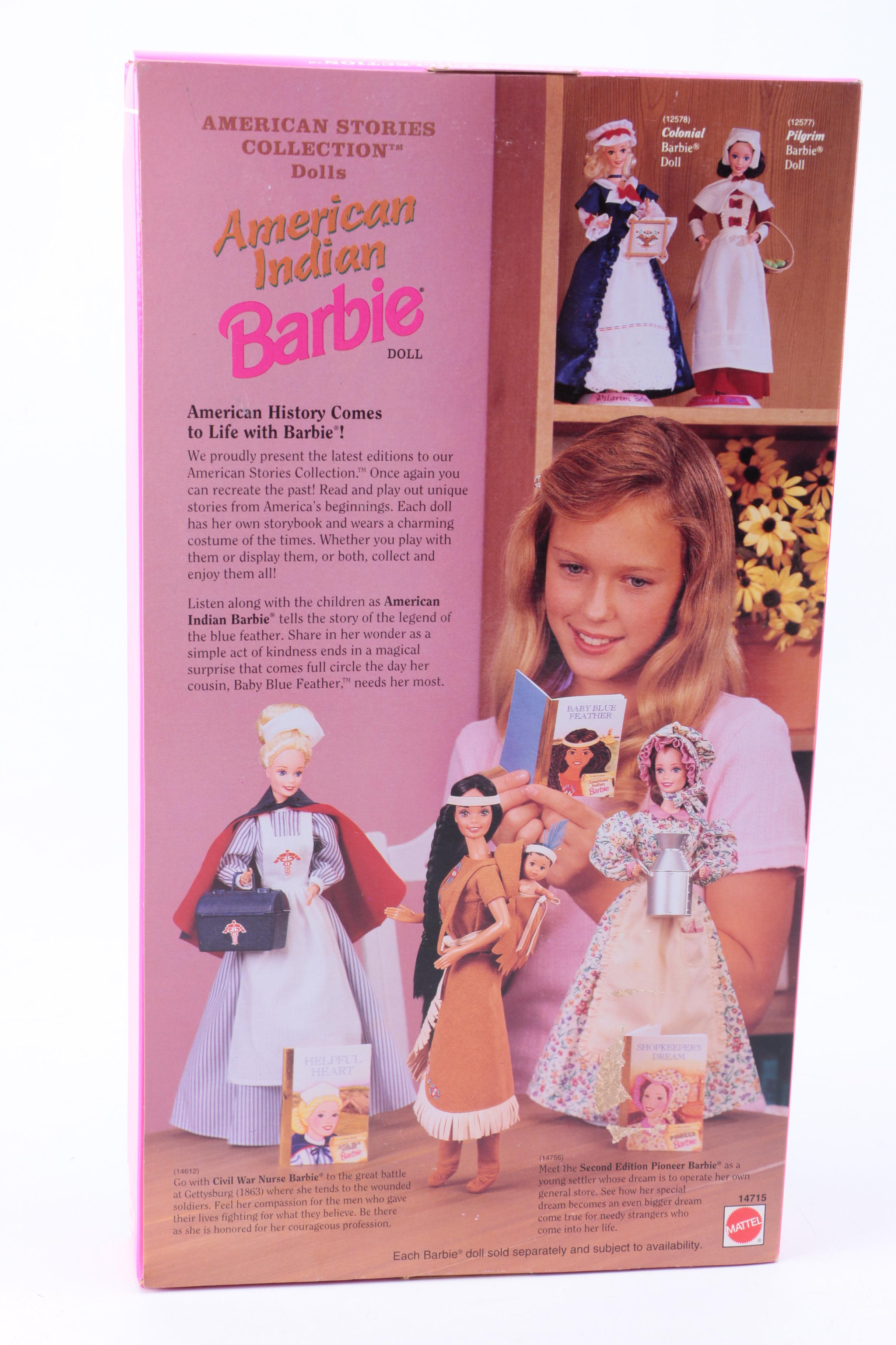 Assortment of Collector's Edition "American Stories" Barbie Dolls