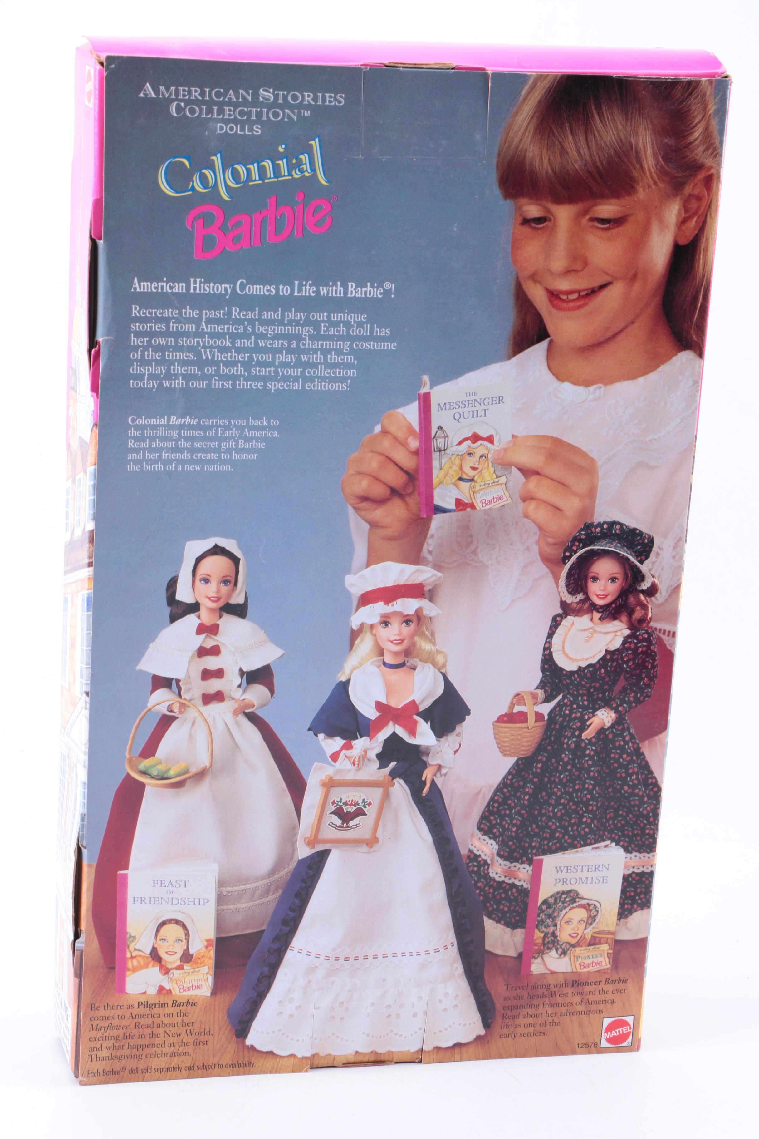 Assortment of Collector's Edition "American Stories" Barbie Dolls