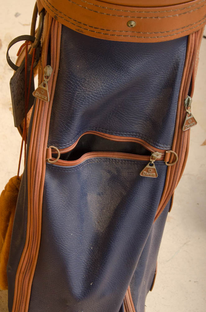 Coach Collection Golf Bag with Assorted Clubs