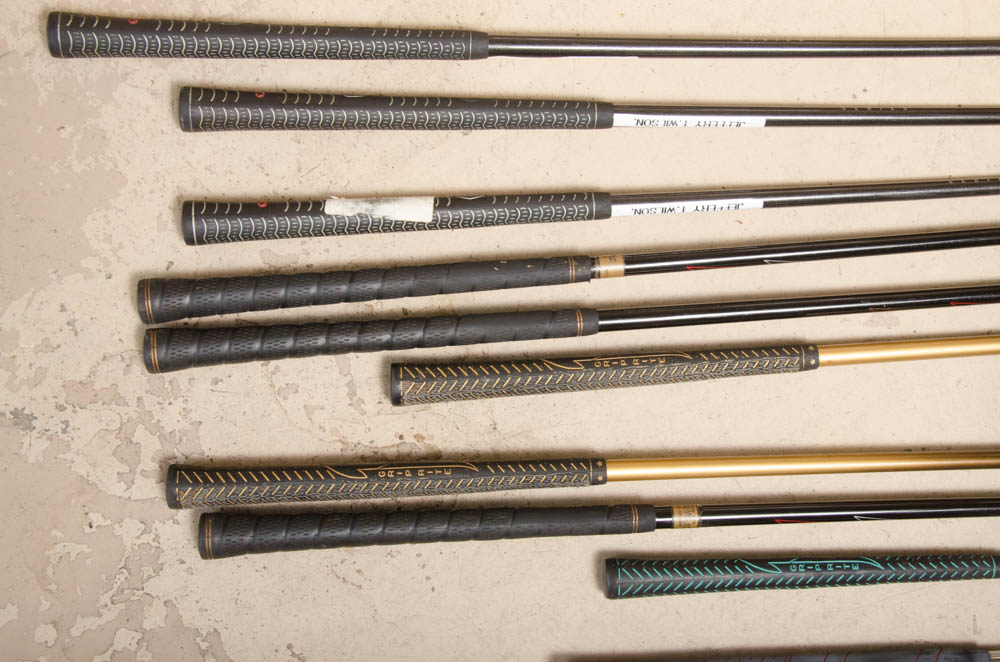 Coach Collection Golf Bag with Assorted Clubs