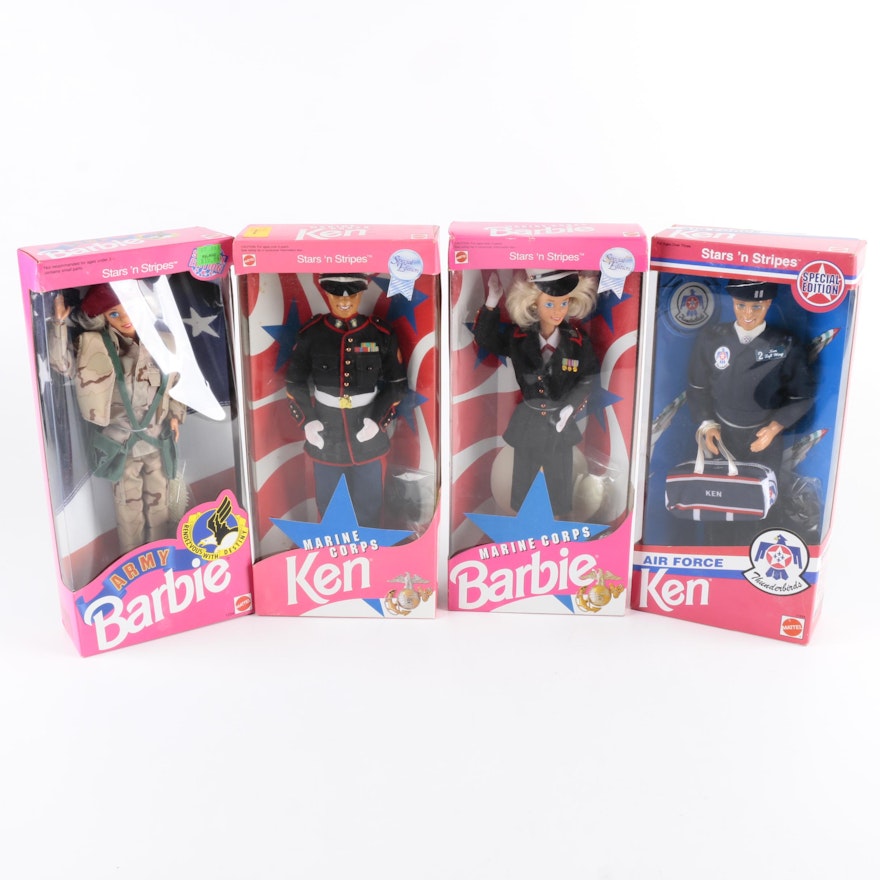 Military Themed Barbie Dolls