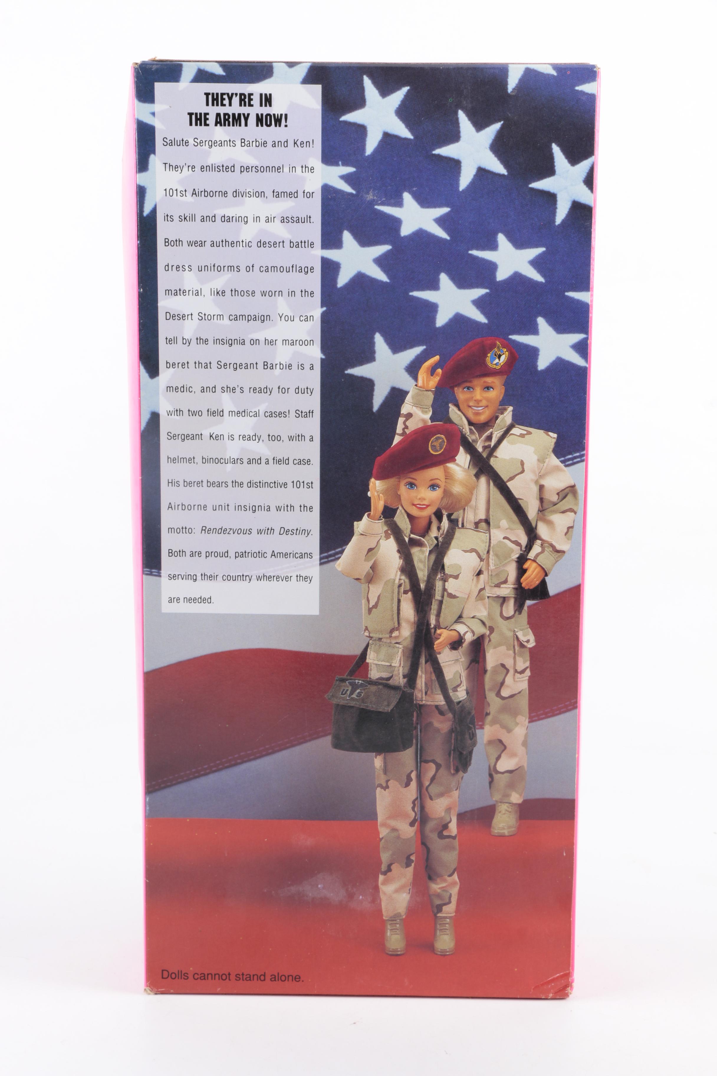 Military Themed Barbie Dolls