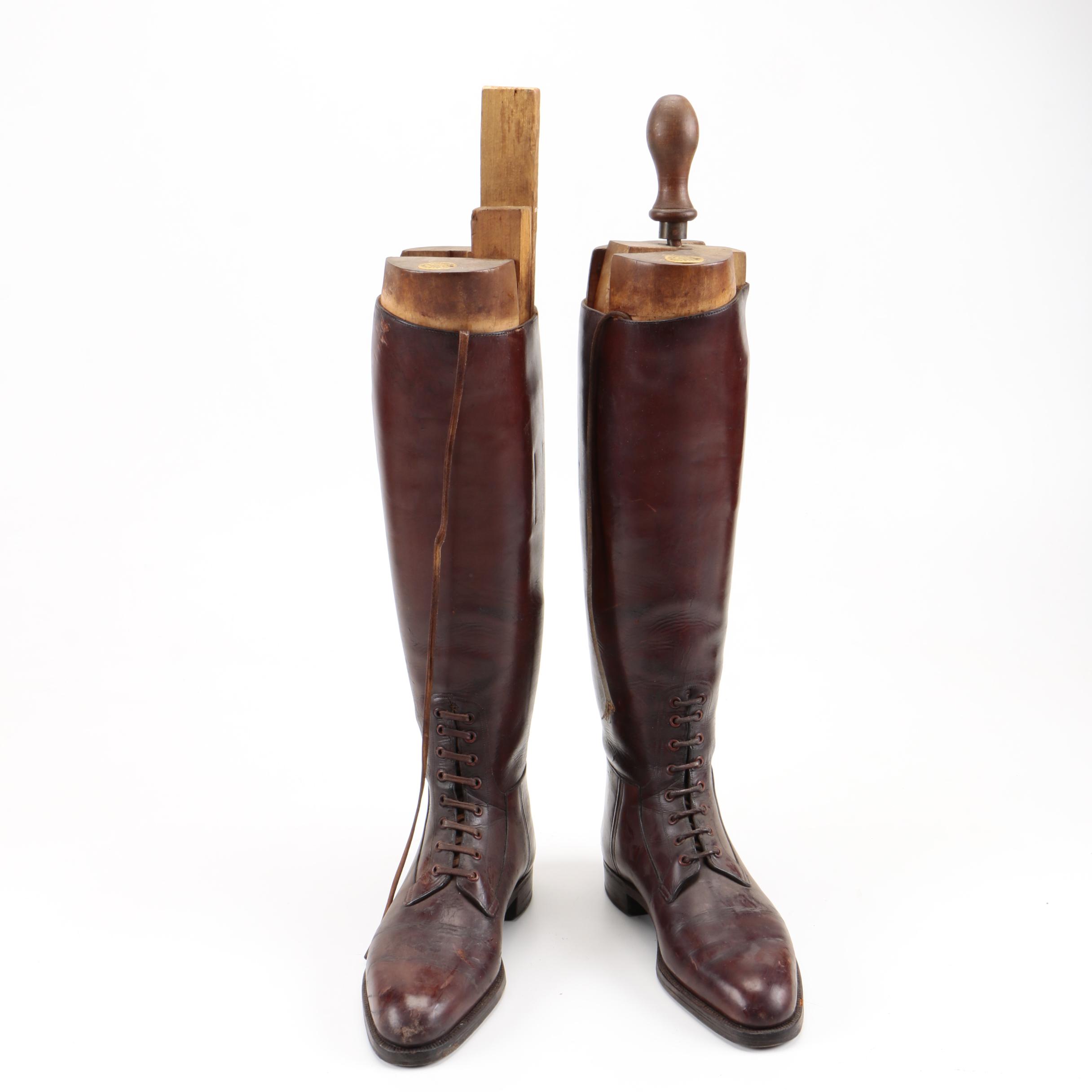 Circa 1900 Antique Bartley & Son's London Riding Boots