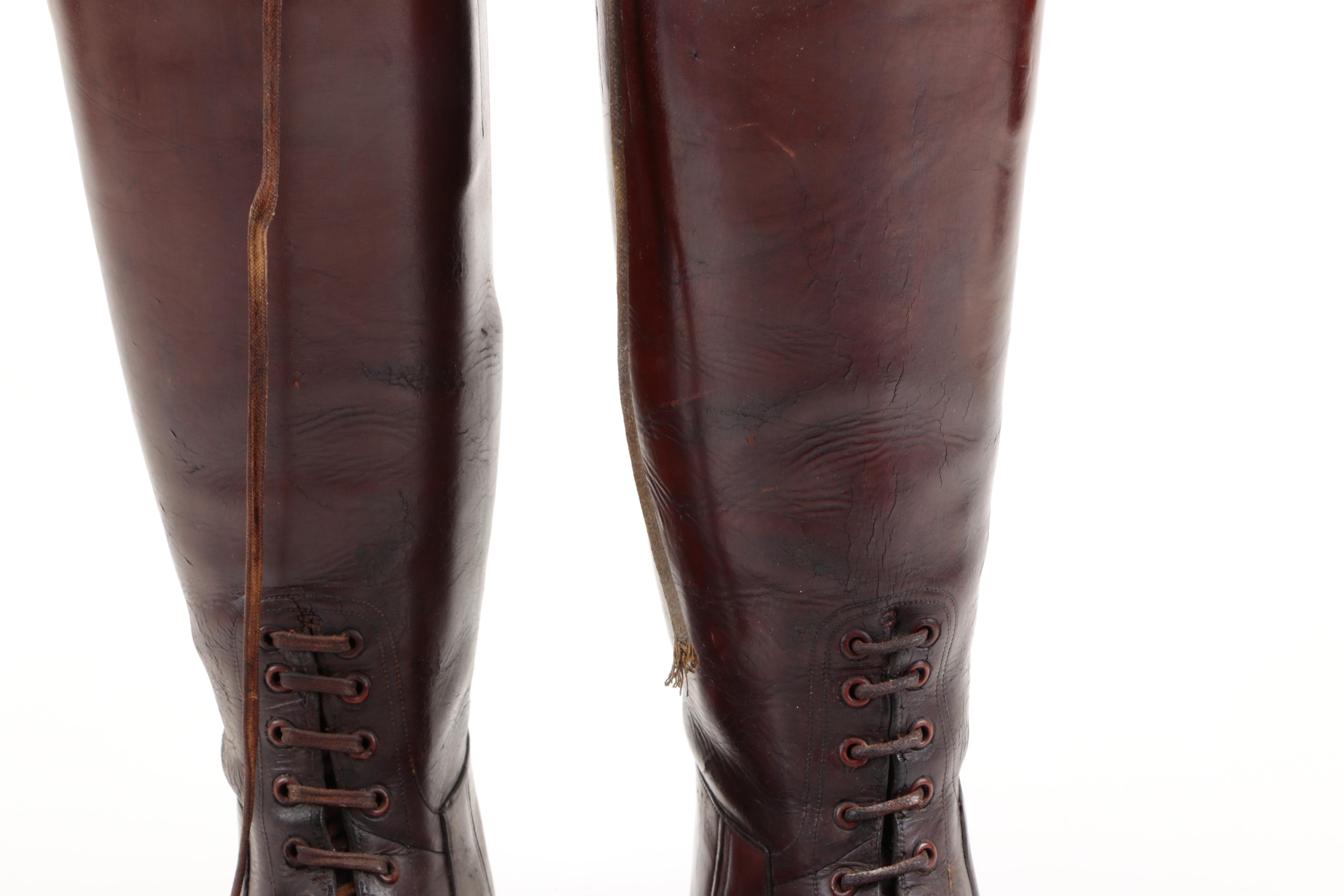 Circa 1900 Antique Bartley & Son's London Riding Boots