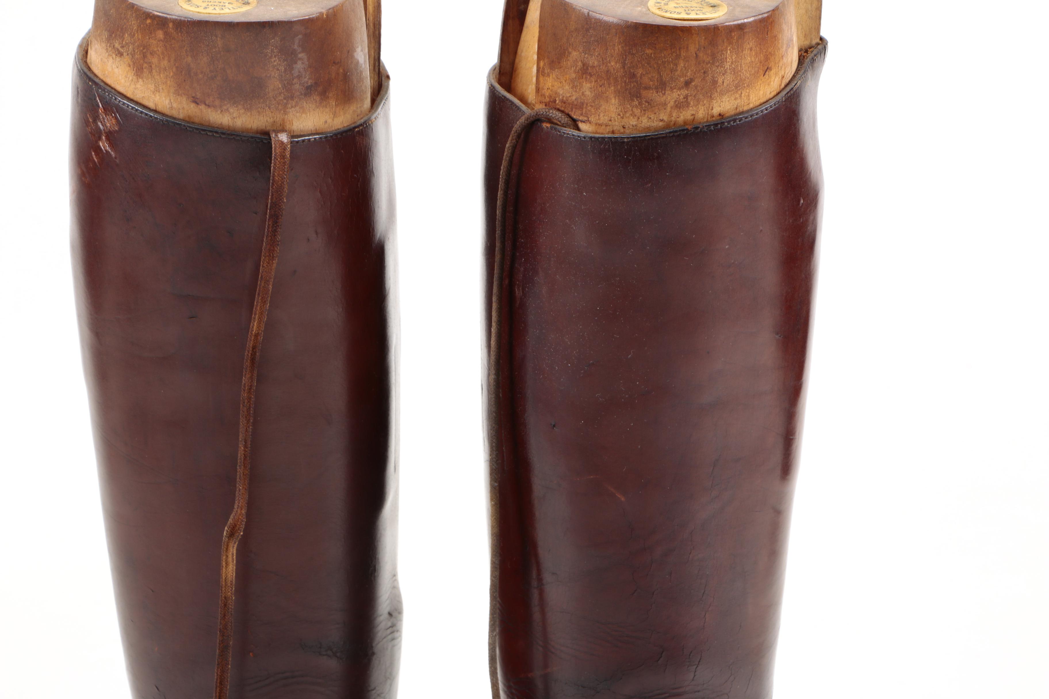 Circa 1900 Antique Bartley & Son's London Riding Boots