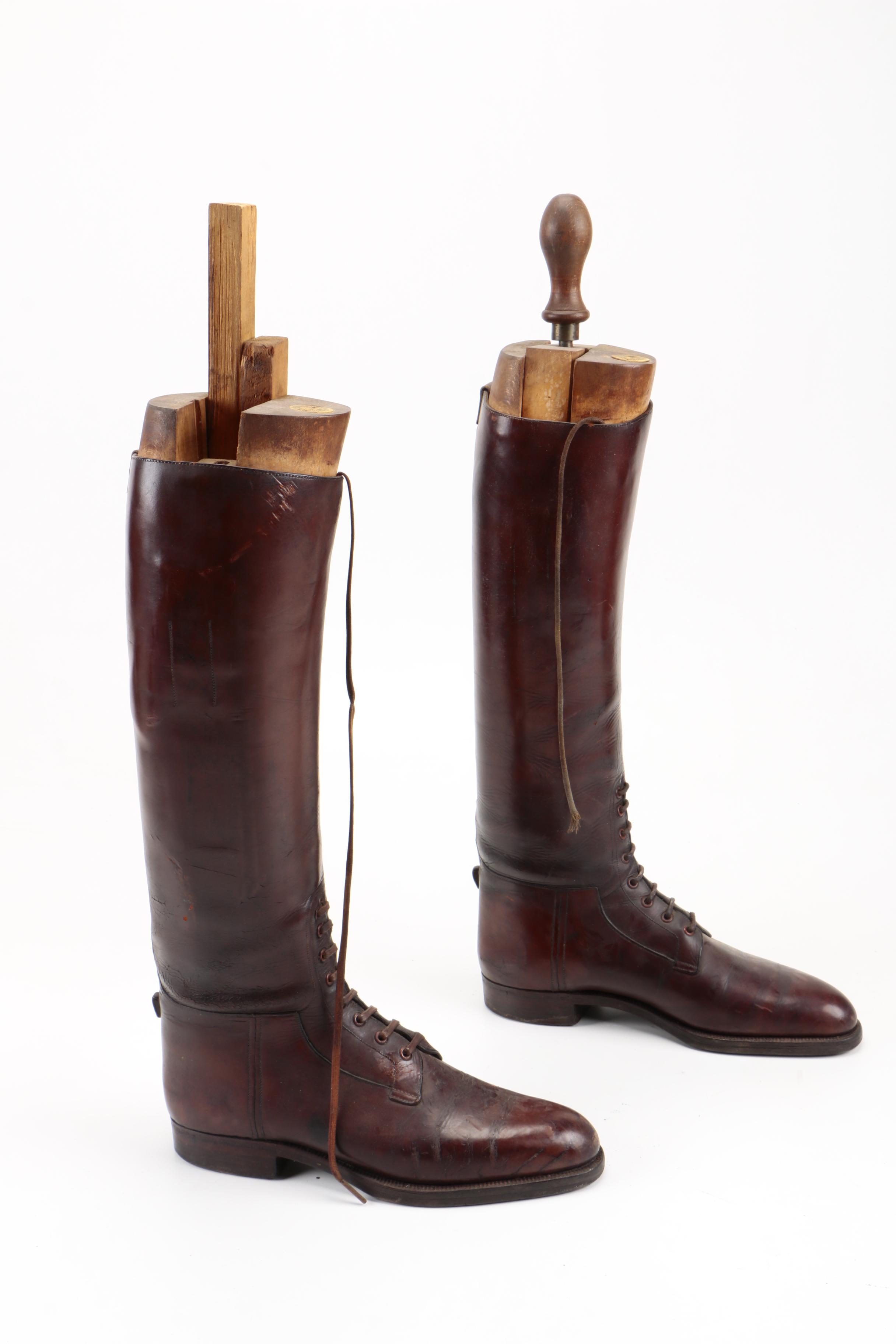 Circa 1900 Antique Bartley & Son's London Riding Boots