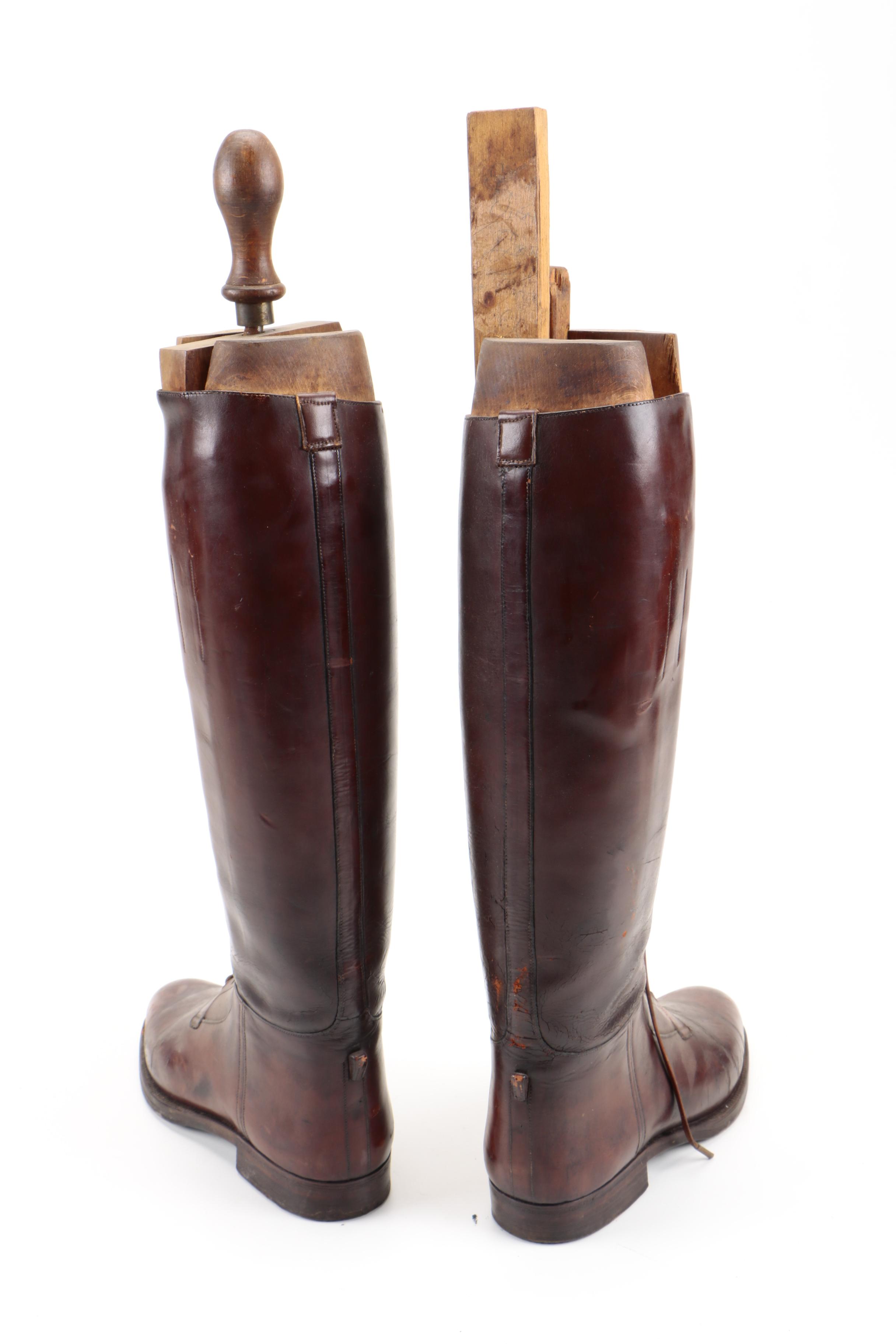 Circa 1900 Antique Bartley & Son's London Riding Boots