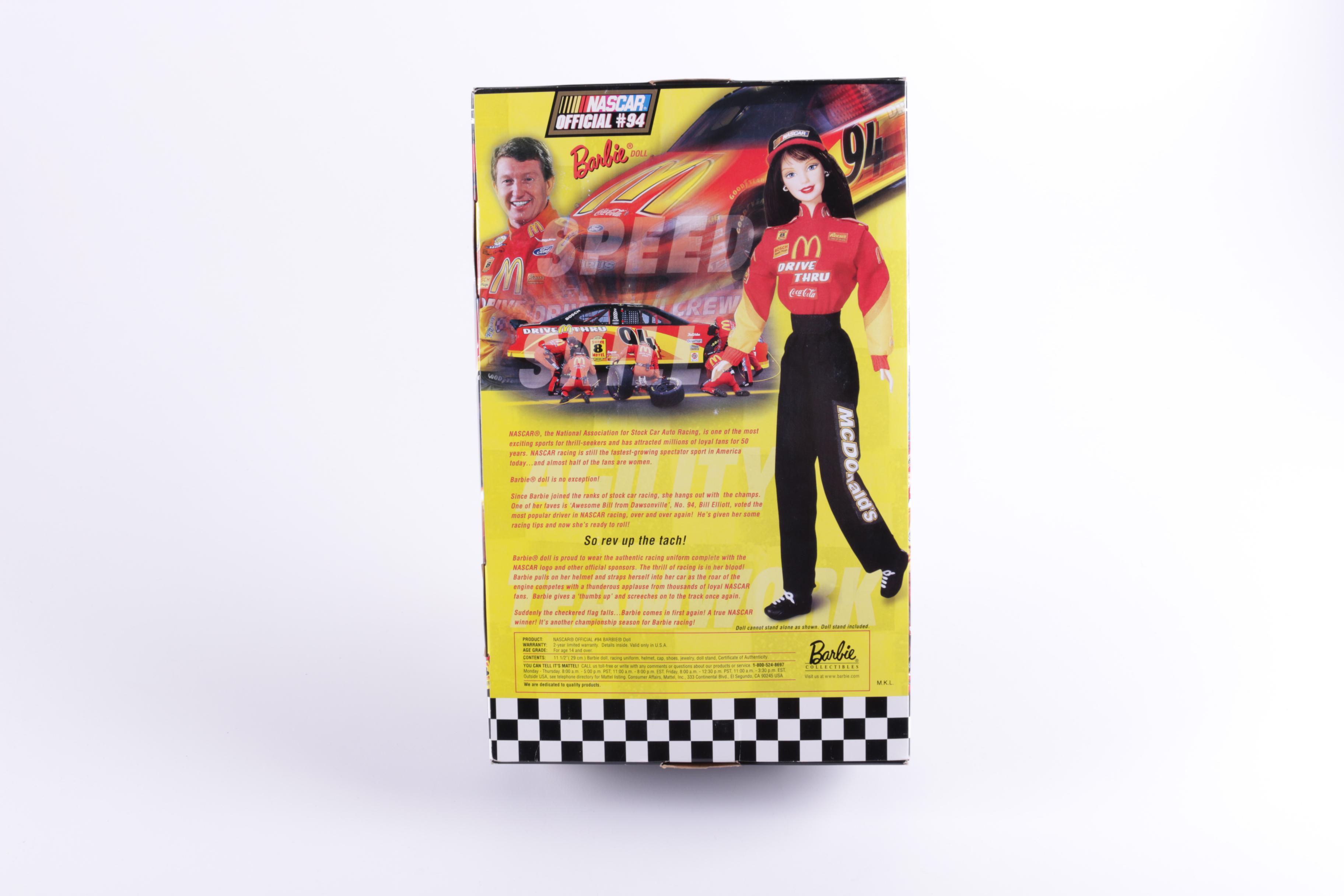 Barbie McDonalds Nascar and Japanese McDonalds Doll