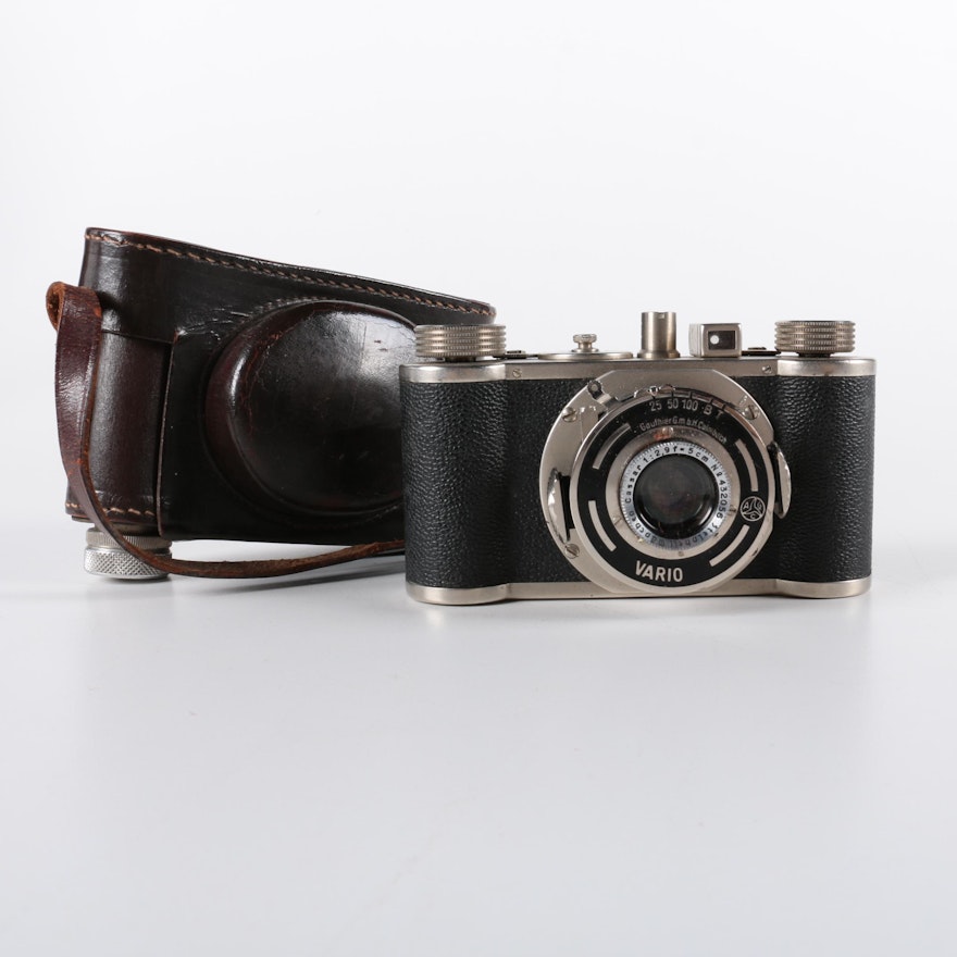 Adox Adrette Camera with Leather Case