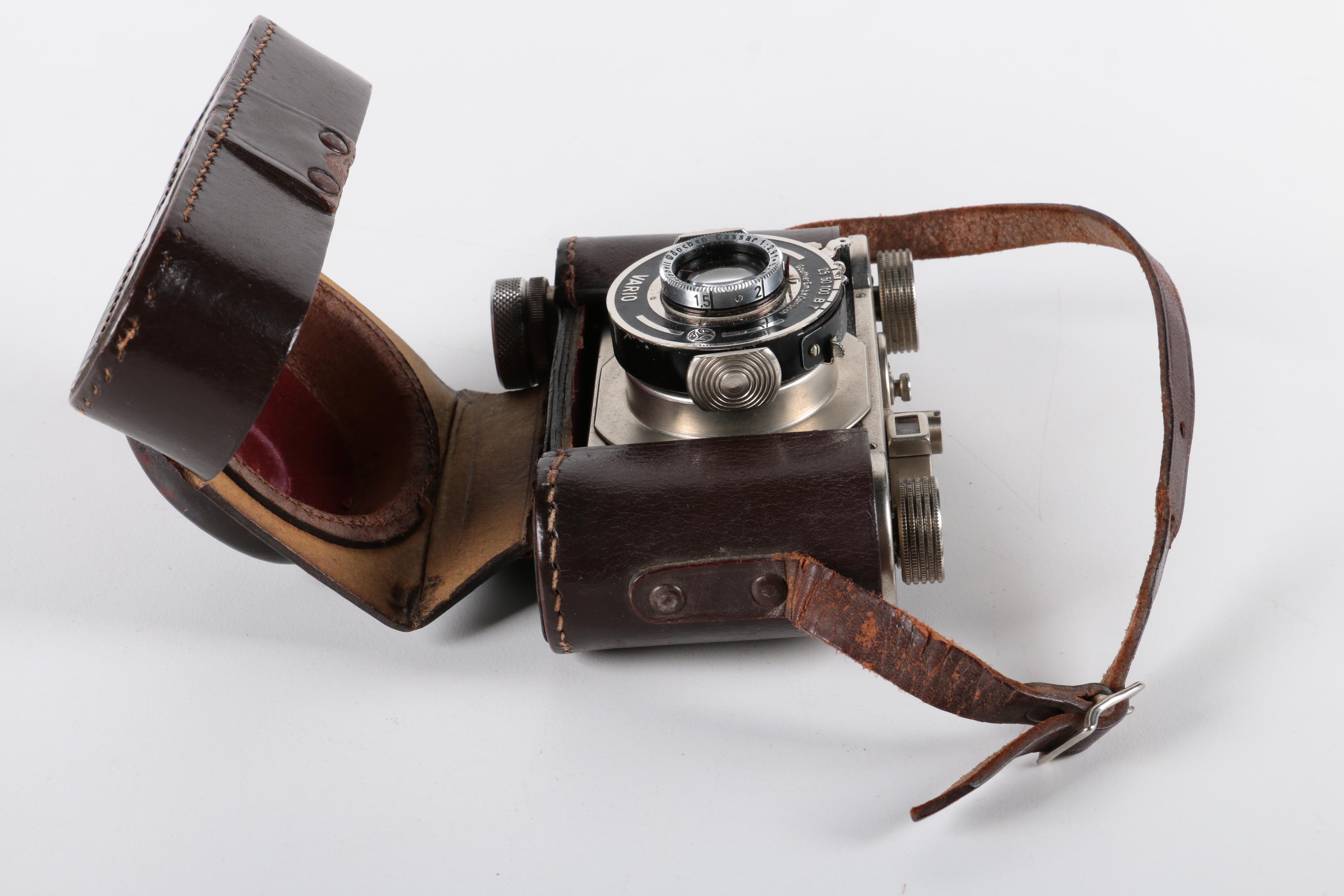 Adox Adrette Camera with Leather Case