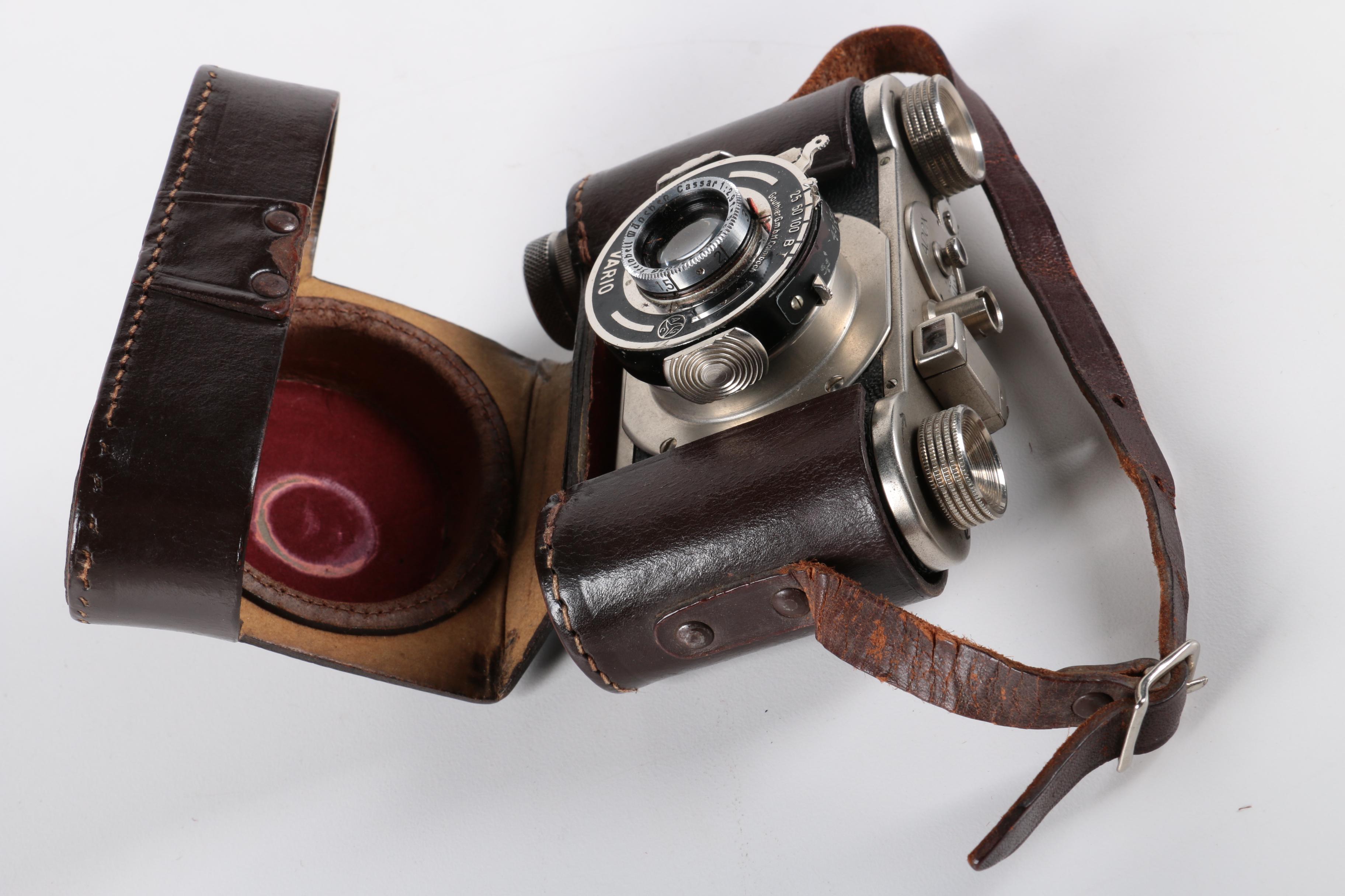 Adox Adrette Camera with Leather Case