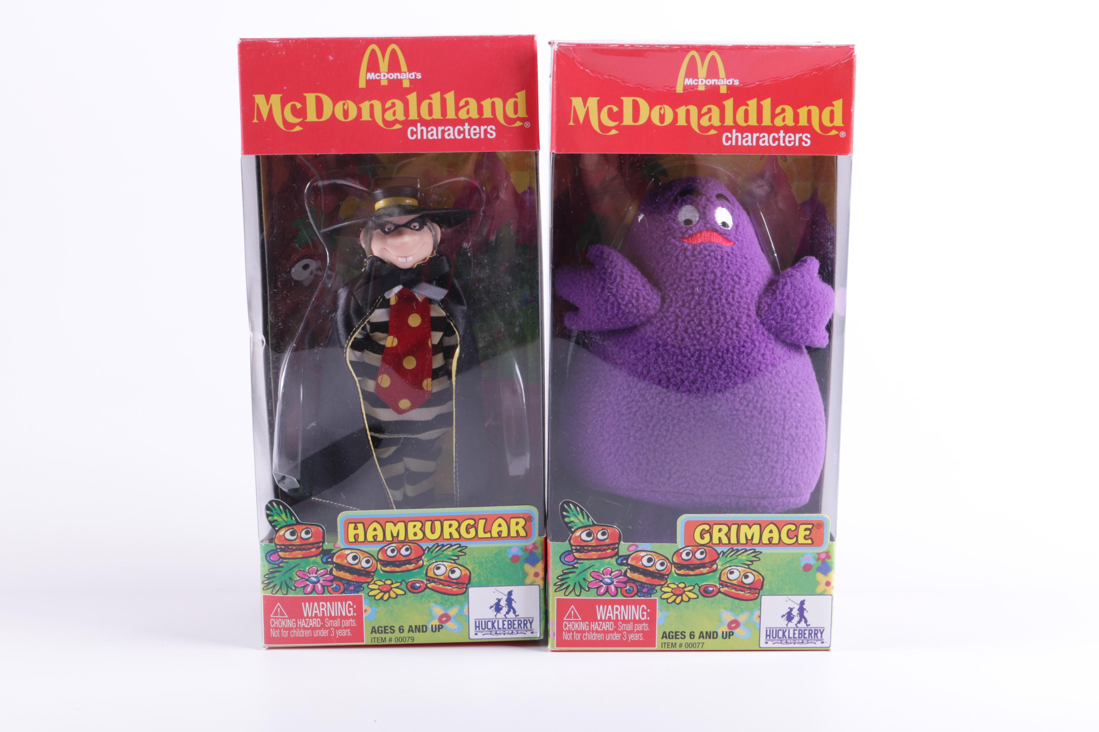 Collection of McDonald's Characters Toys