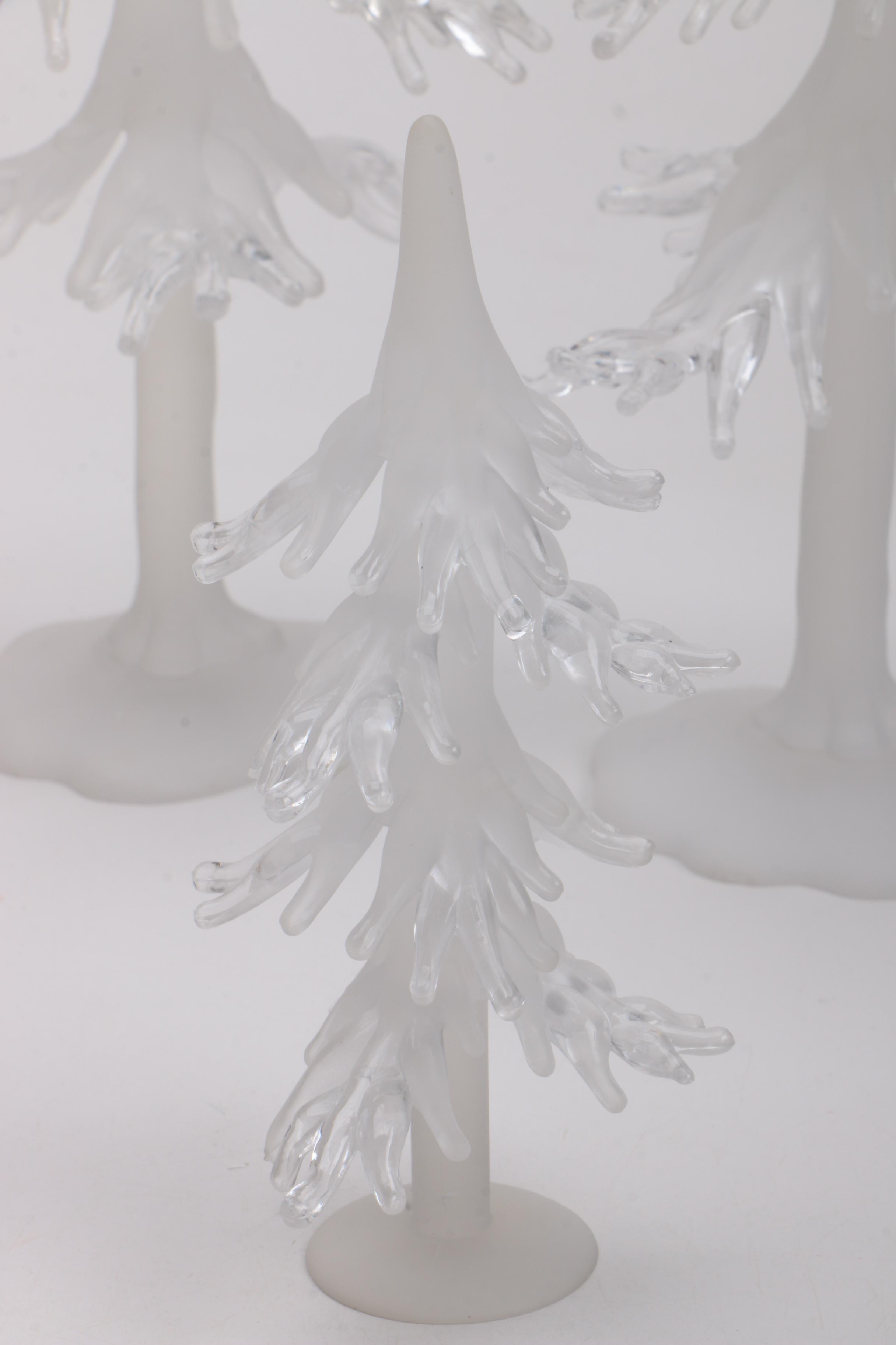 Assortment of Christmas Village Accessories