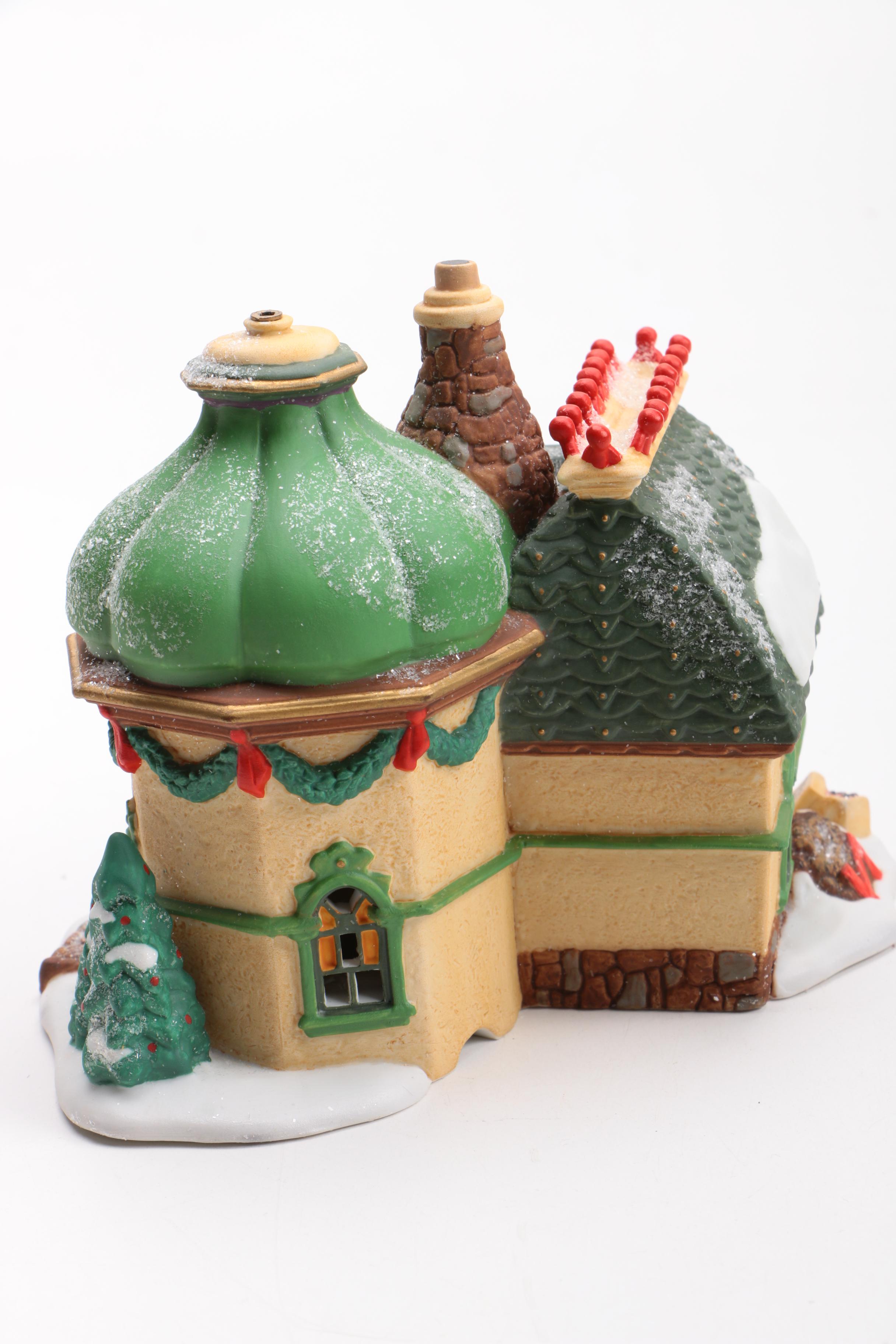 Assortment of Christmas Village Accessories