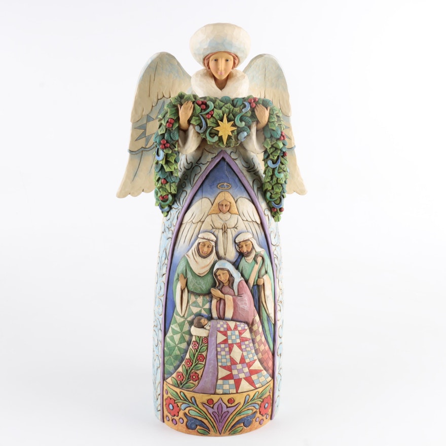 Jim Shore "Night Divine" Nativity Angel Statue