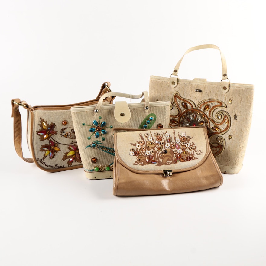 Vintage Embellished Handbags Including Enid Collins